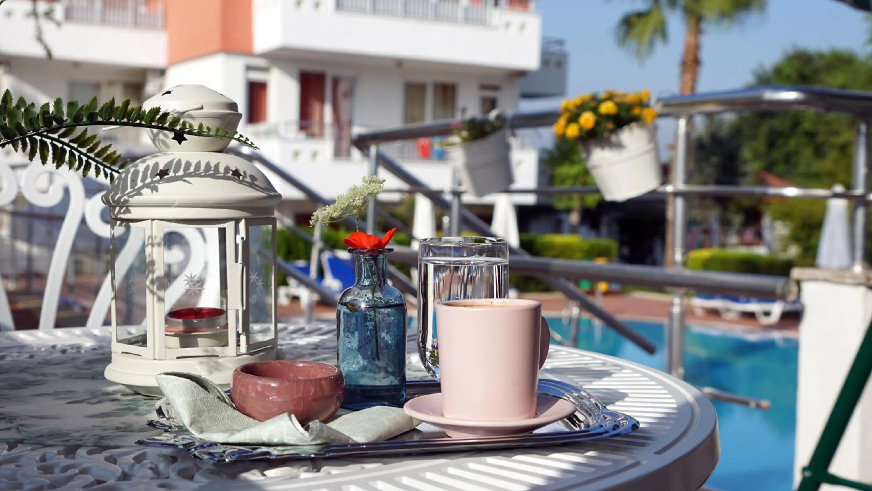 Patio in Irem Garden Hotel & Apartments