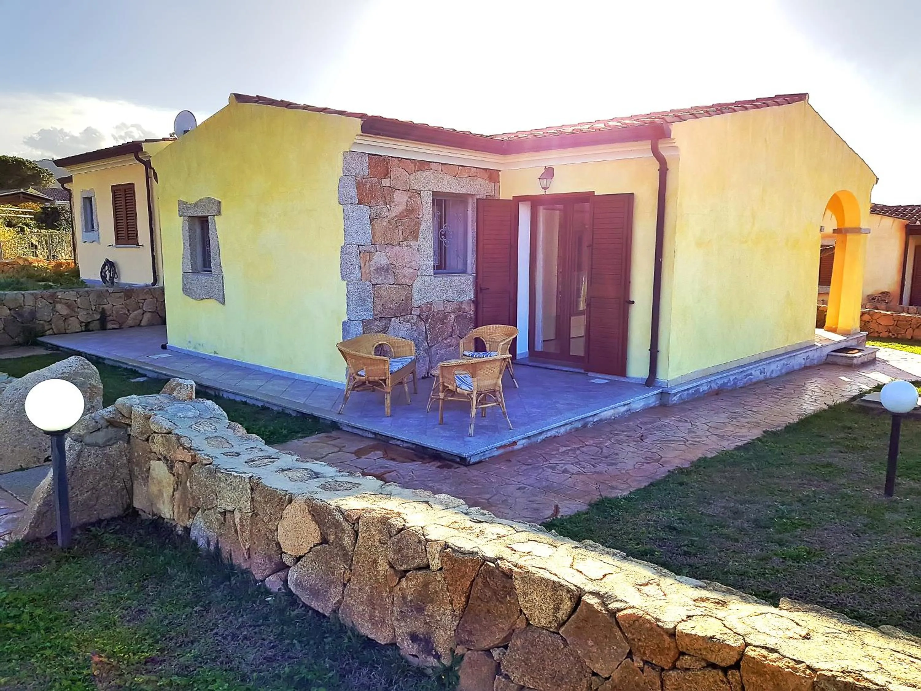 Garden in villette baia