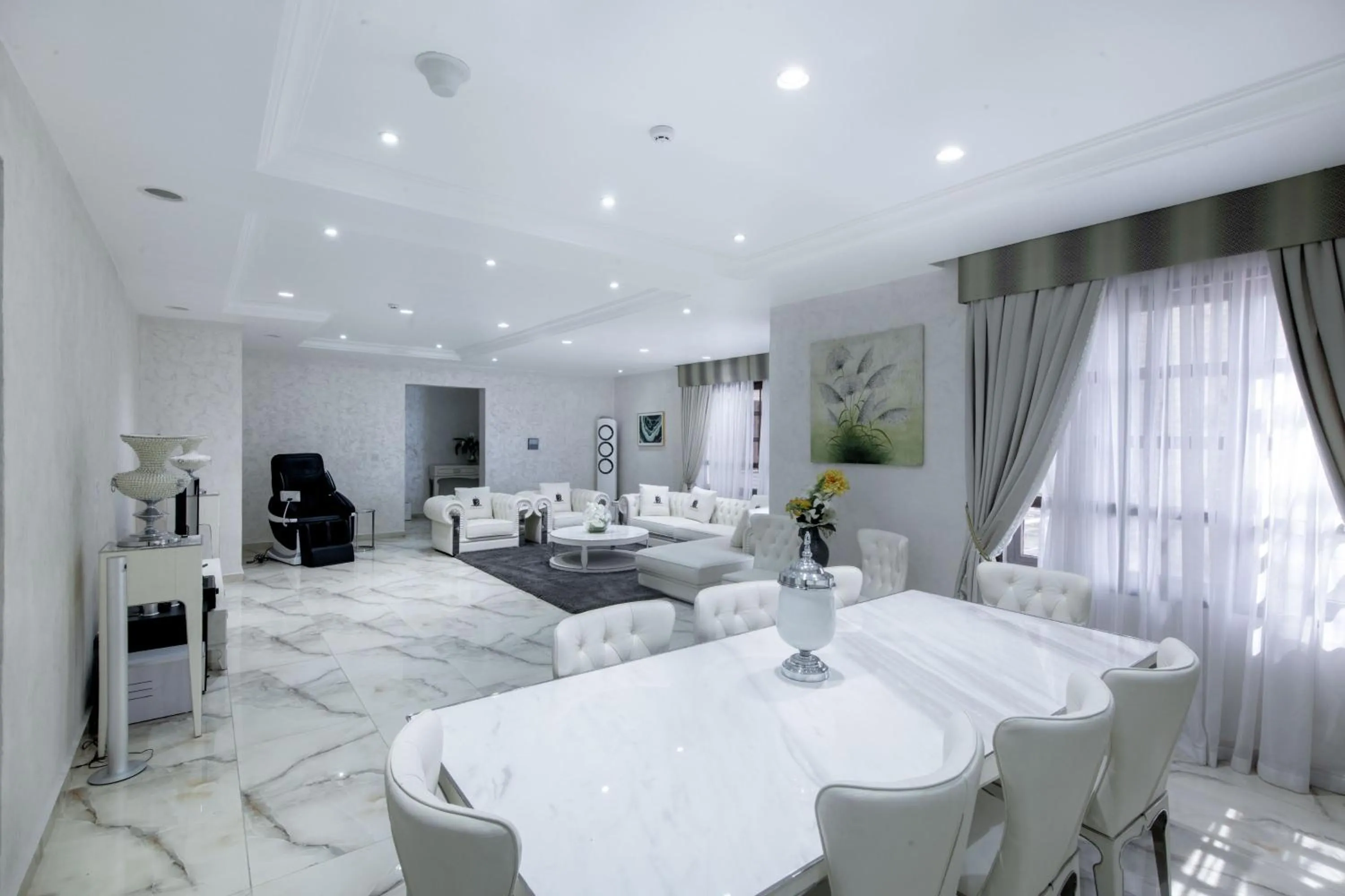 Living room, Bed in The Wells Carlton