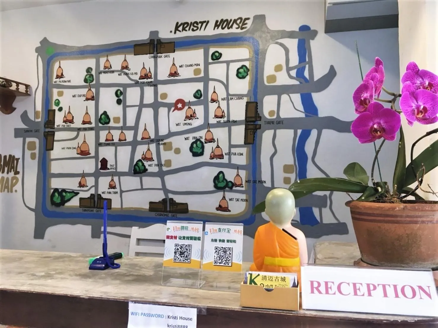 Lobby or reception in Kristi House