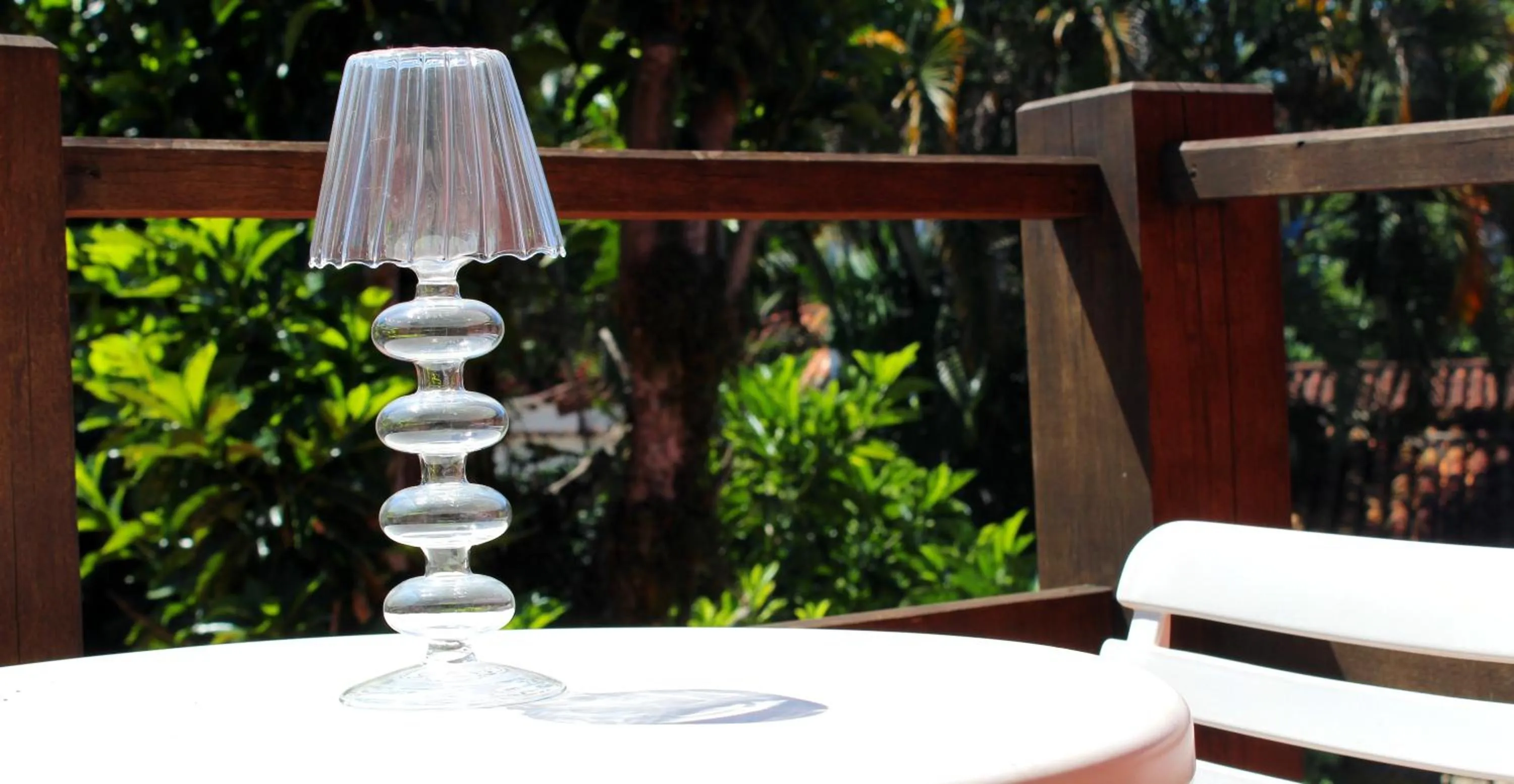 Garden view in Recanto das Andorinhas Studios