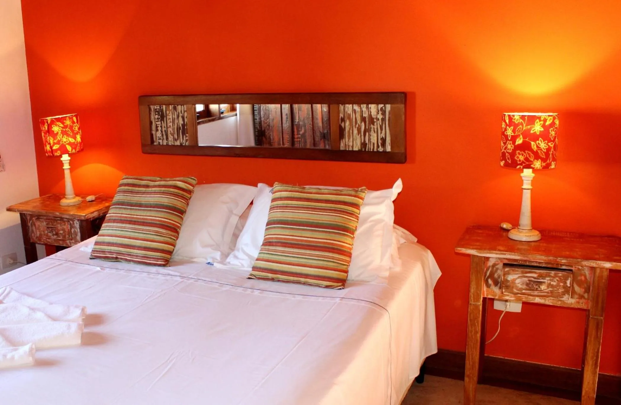 Bed in Recanto das Andorinhas Studios