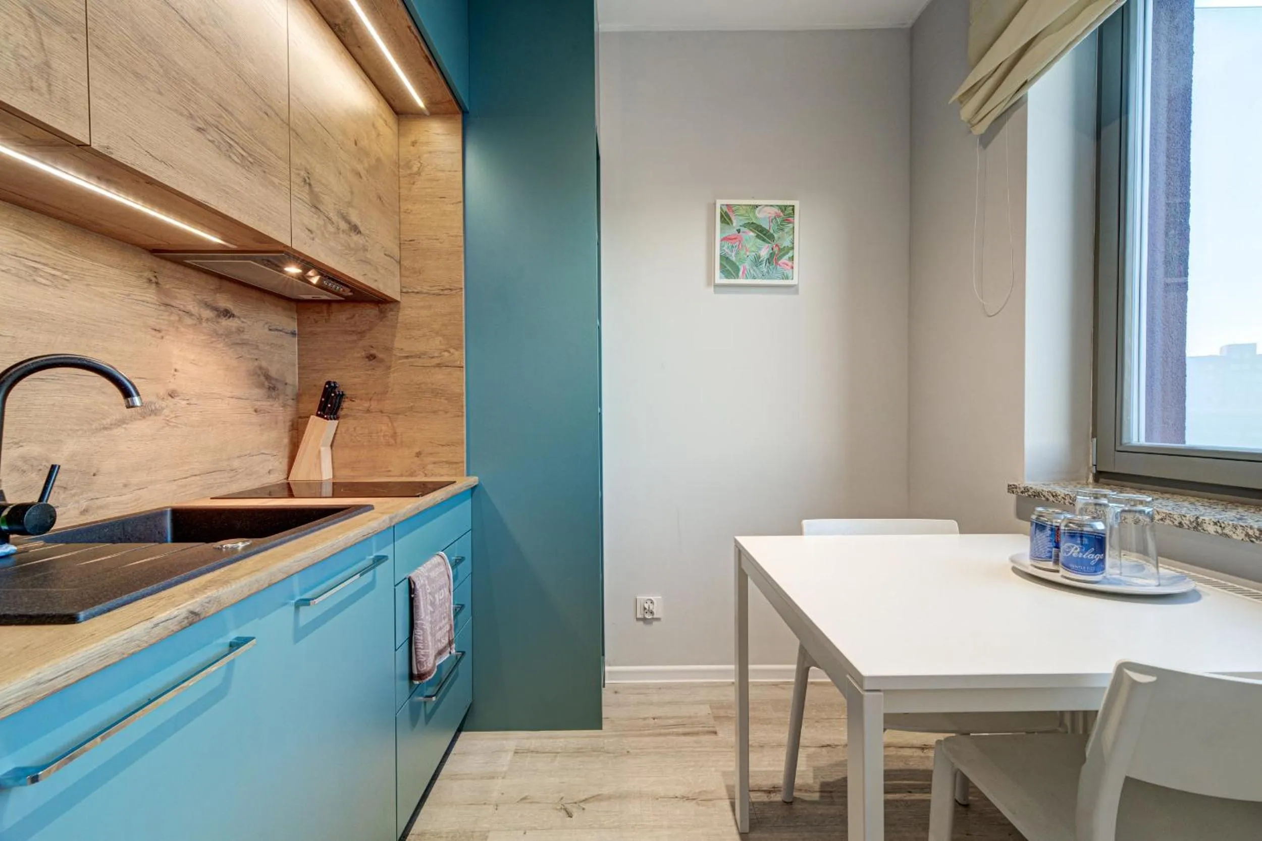 Kitchen or kitchenette in Apartamenty Rondo