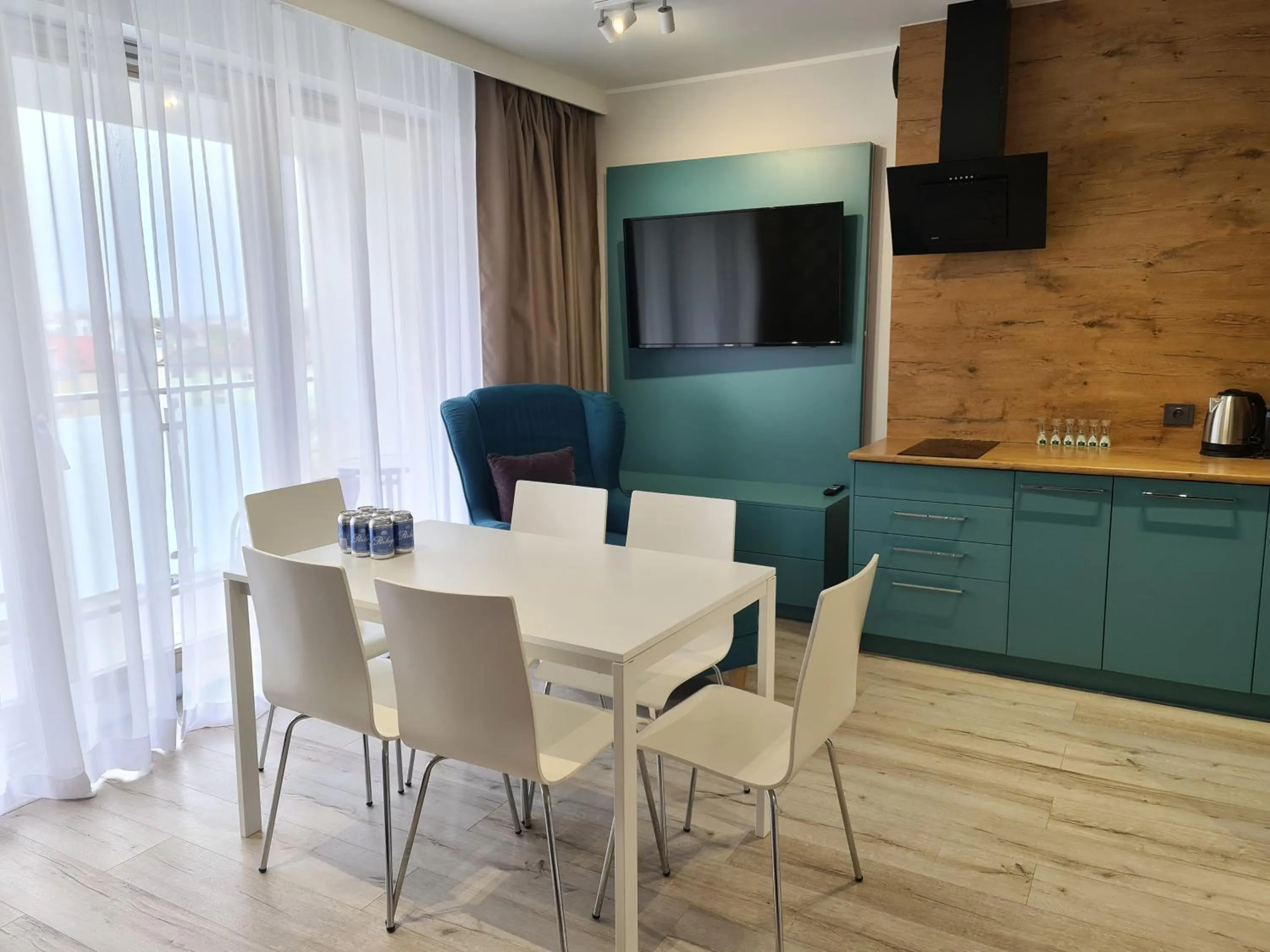 Kitchen or kitchenette in Apartamenty Rondo