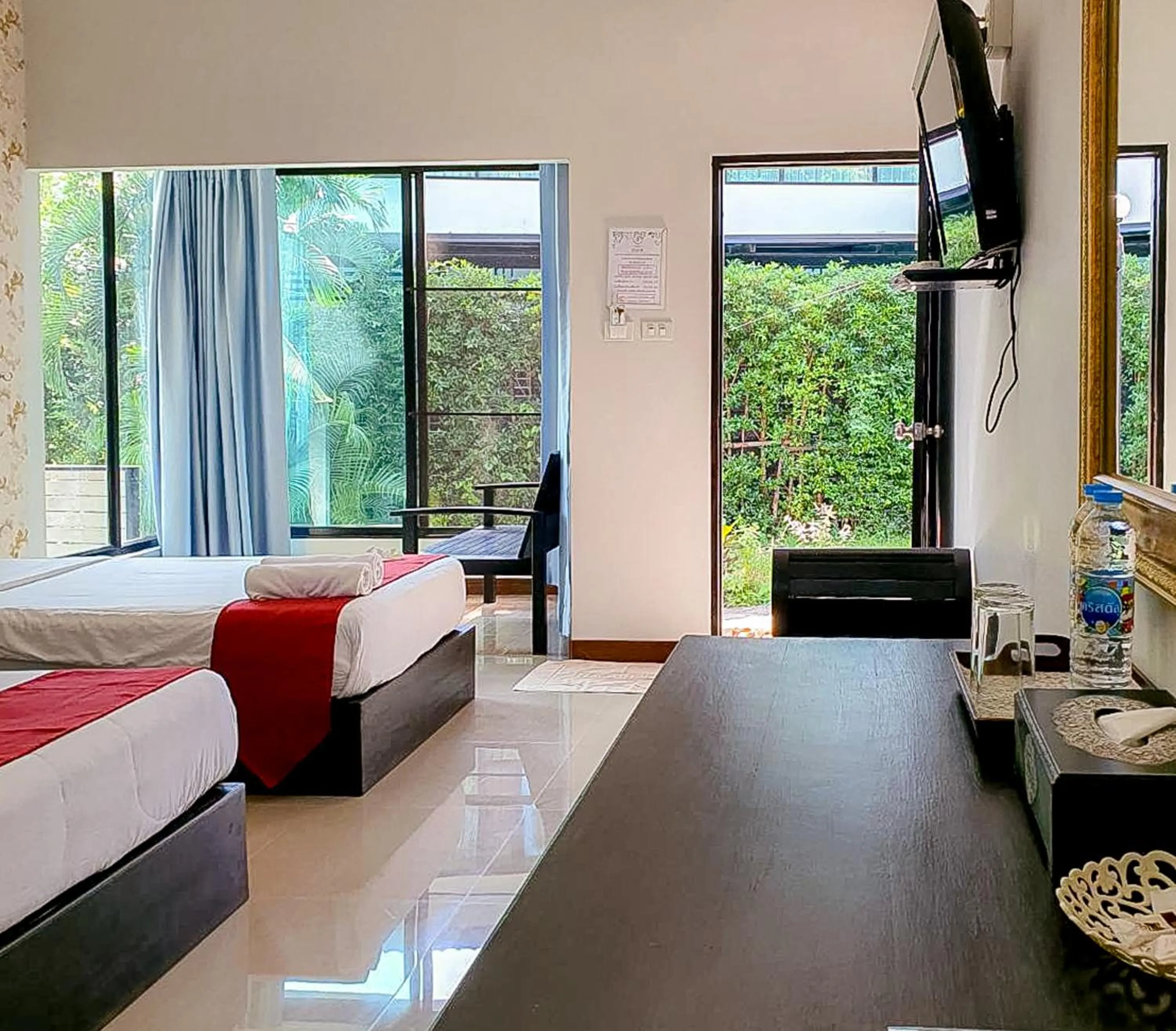 Bedroom, Bed in Phornpailin Riverside Resort