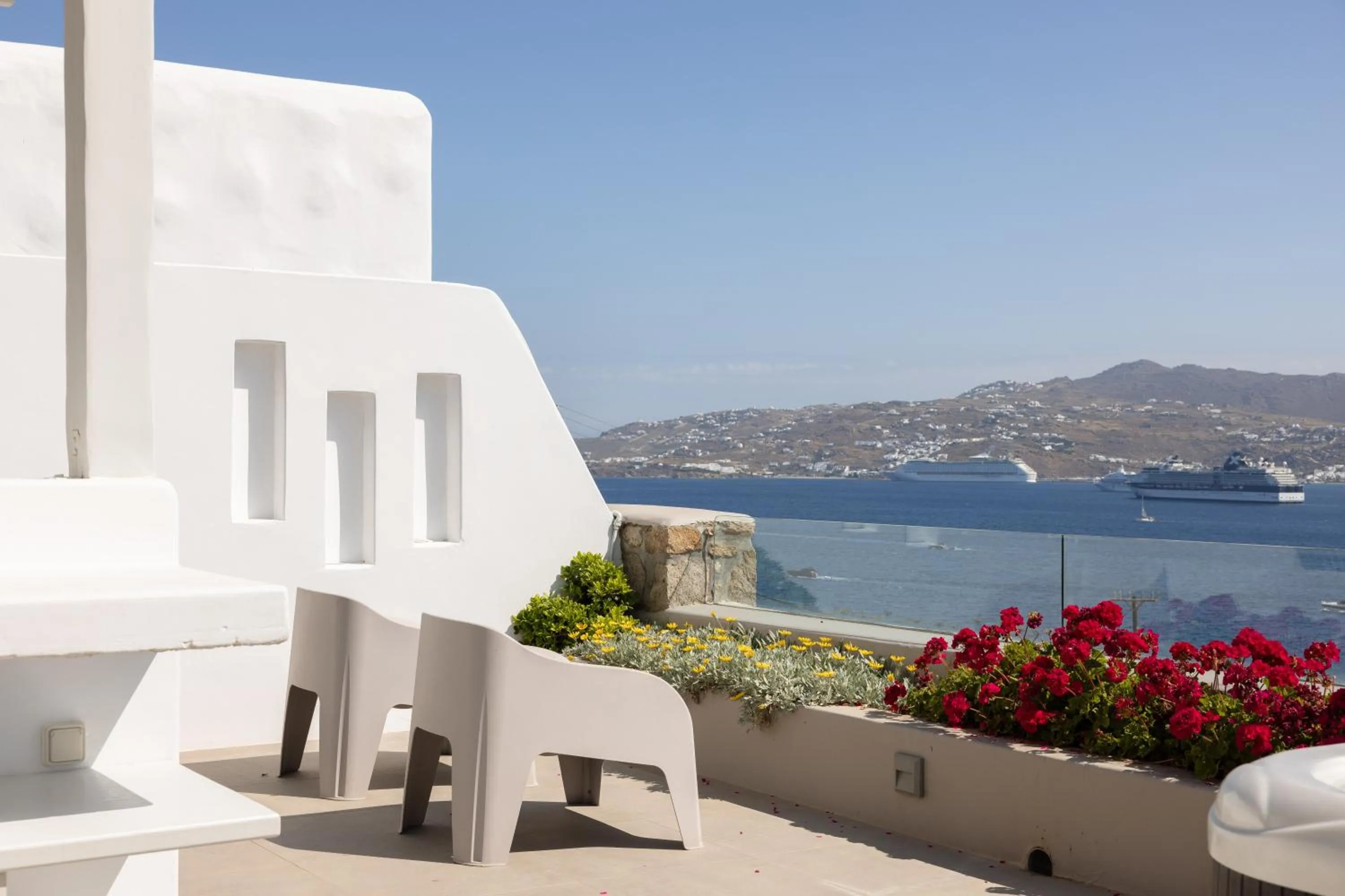 Balcony/Terrace in Amaris Mykonian Residence