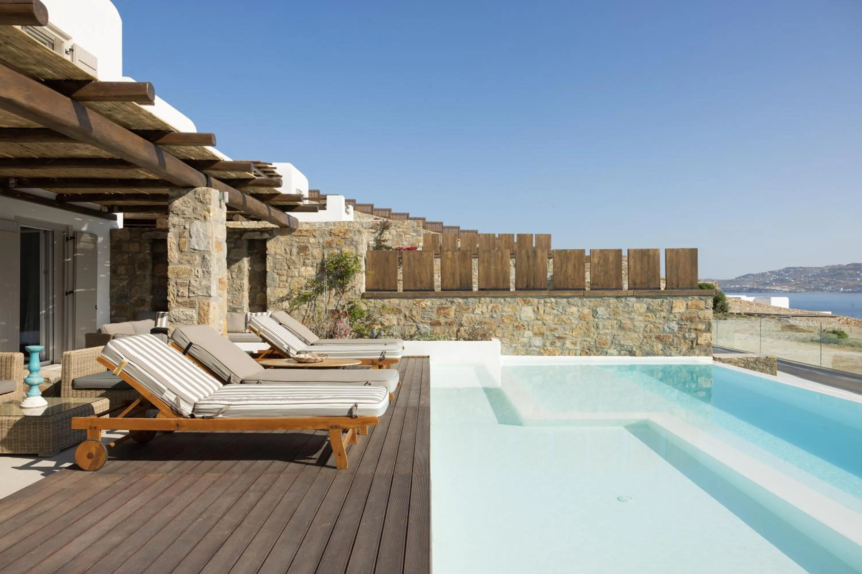 Balcony/Terrace in Amaris Mykonian Residence