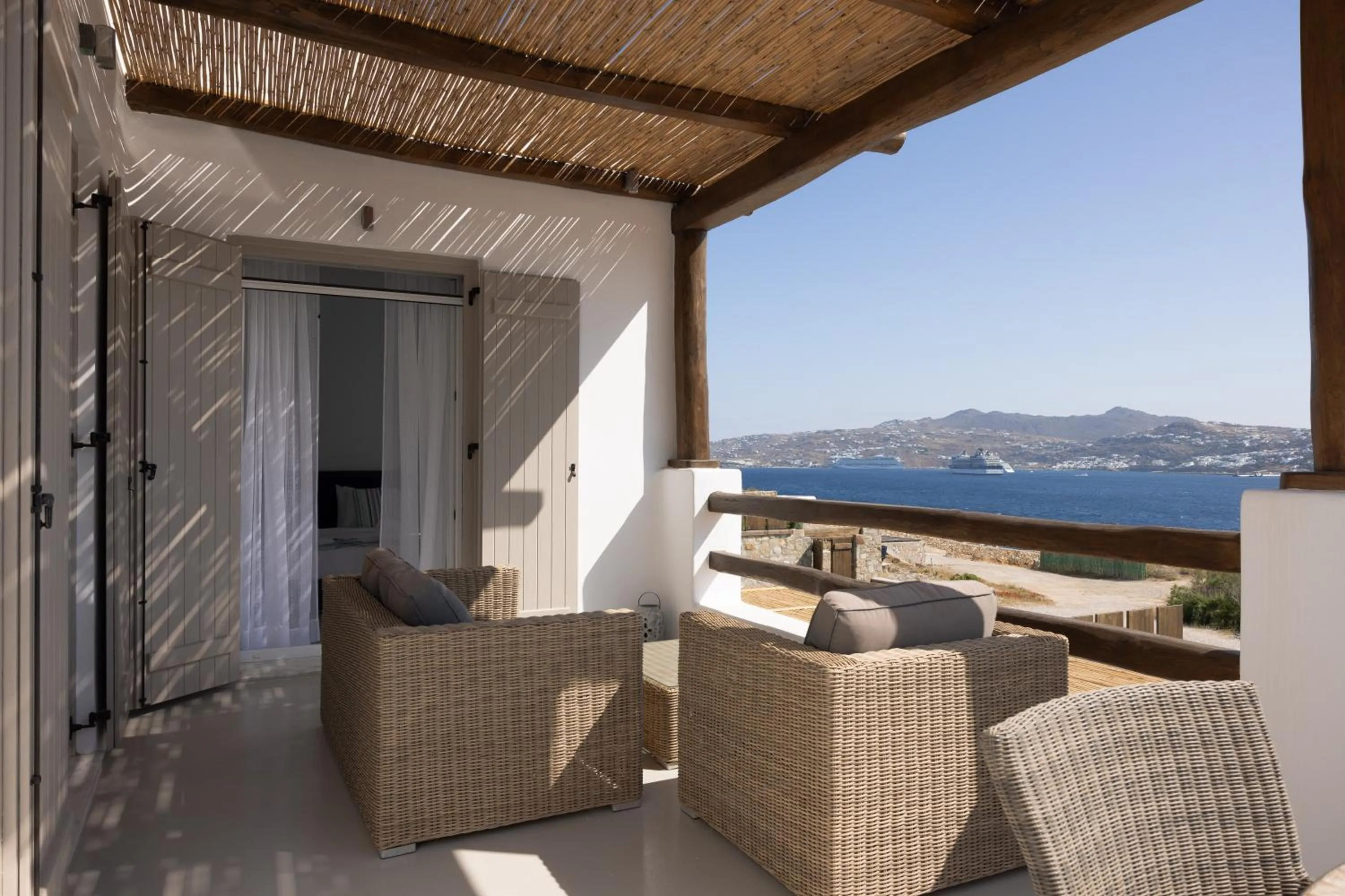 Balcony/Terrace in Amaris Mykonian Residence