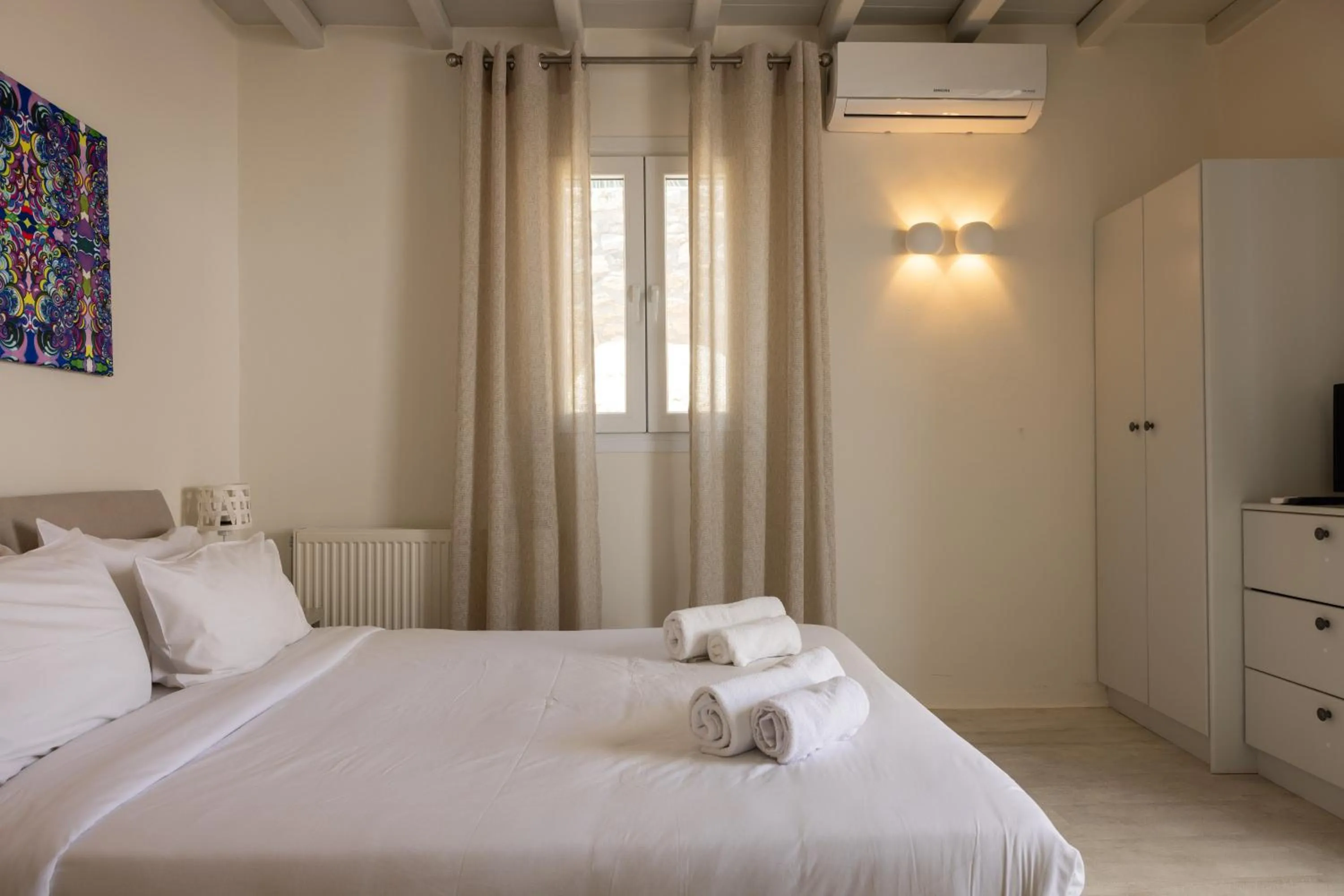 Bedroom, Bed in Amaris Mykonian Residence