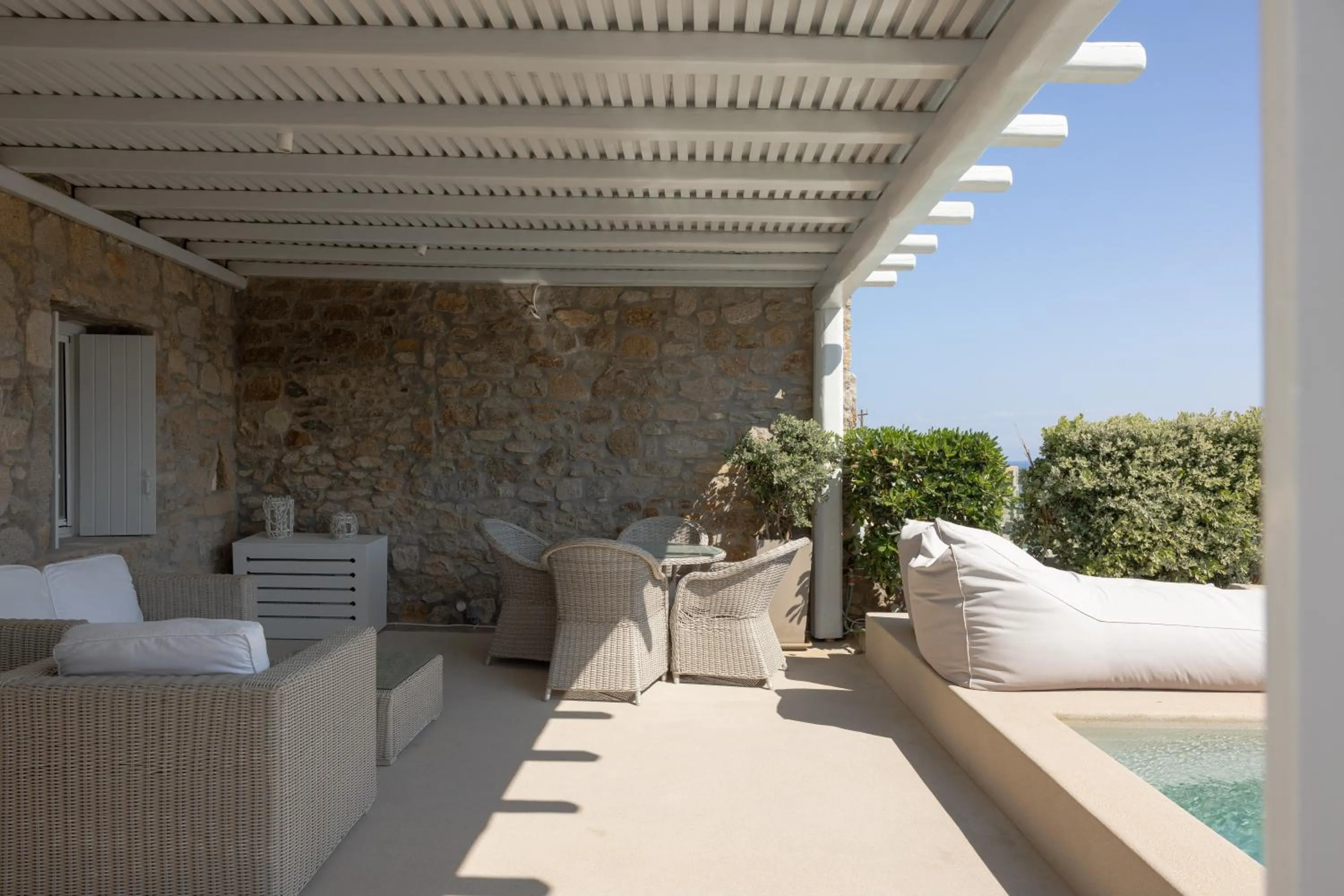 Balcony/Terrace in Amaris Mykonian Residence