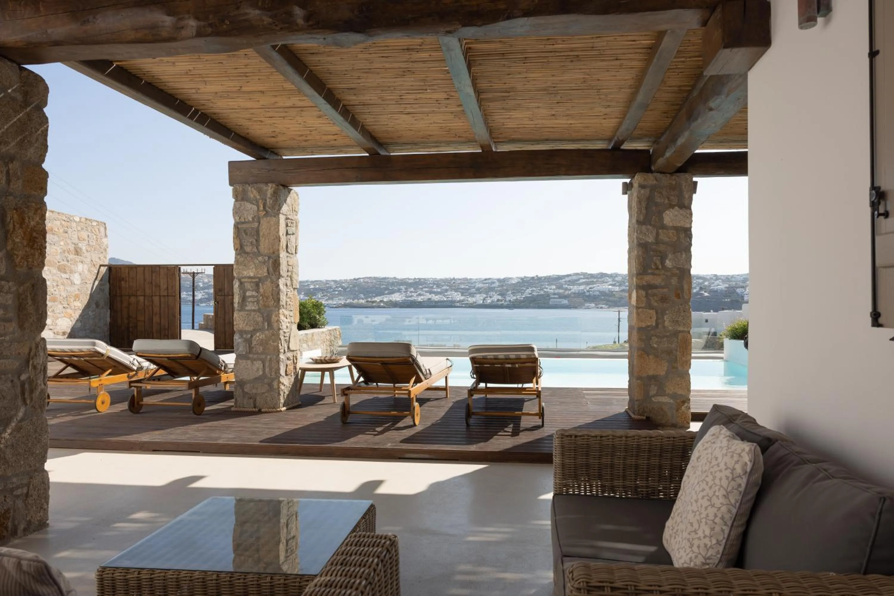 Balcony/Terrace in Amaris Mykonian Residence