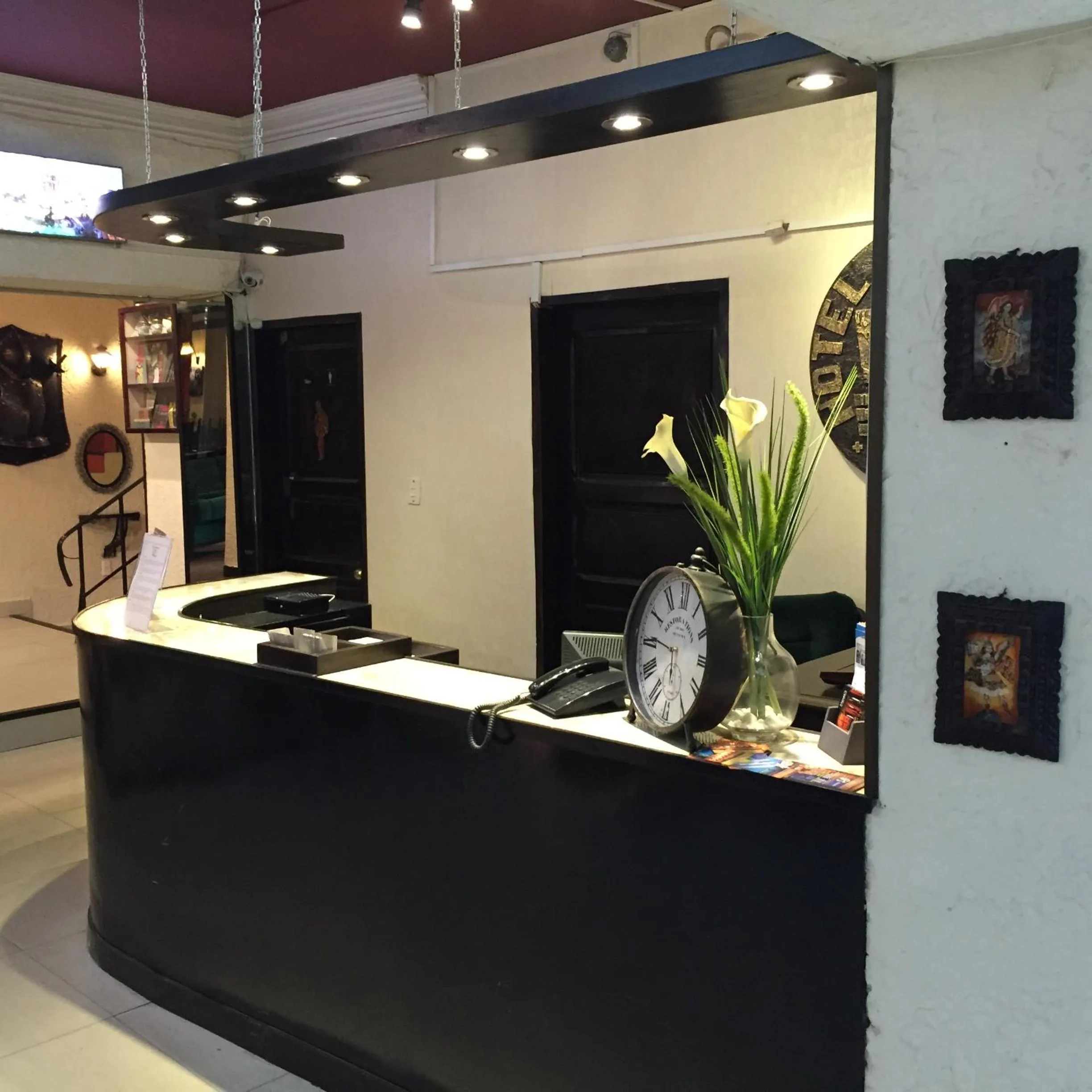 Lobby or reception in Hotel Sagarnaga