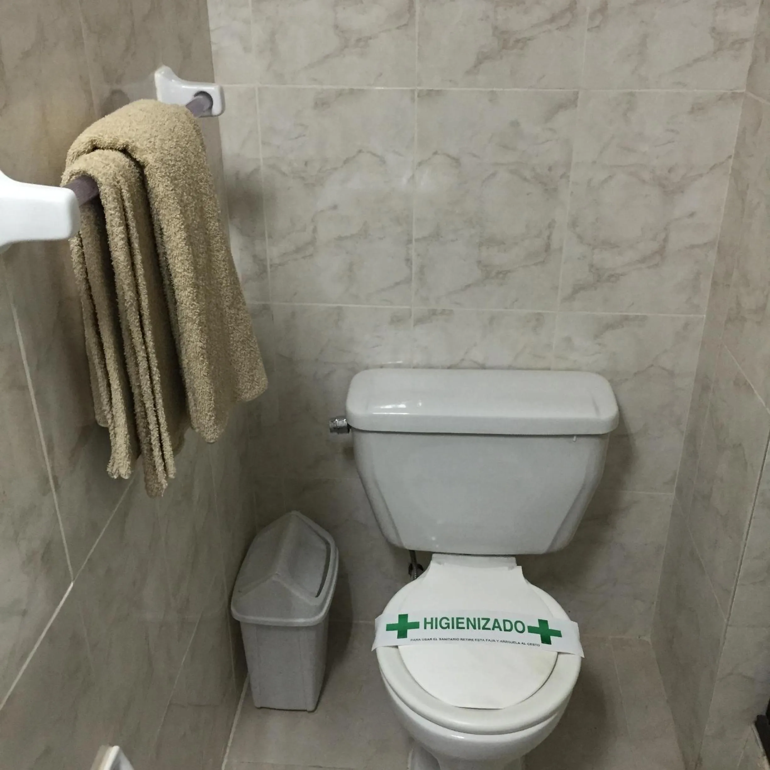 Bathroom in Hotel Sagarnaga