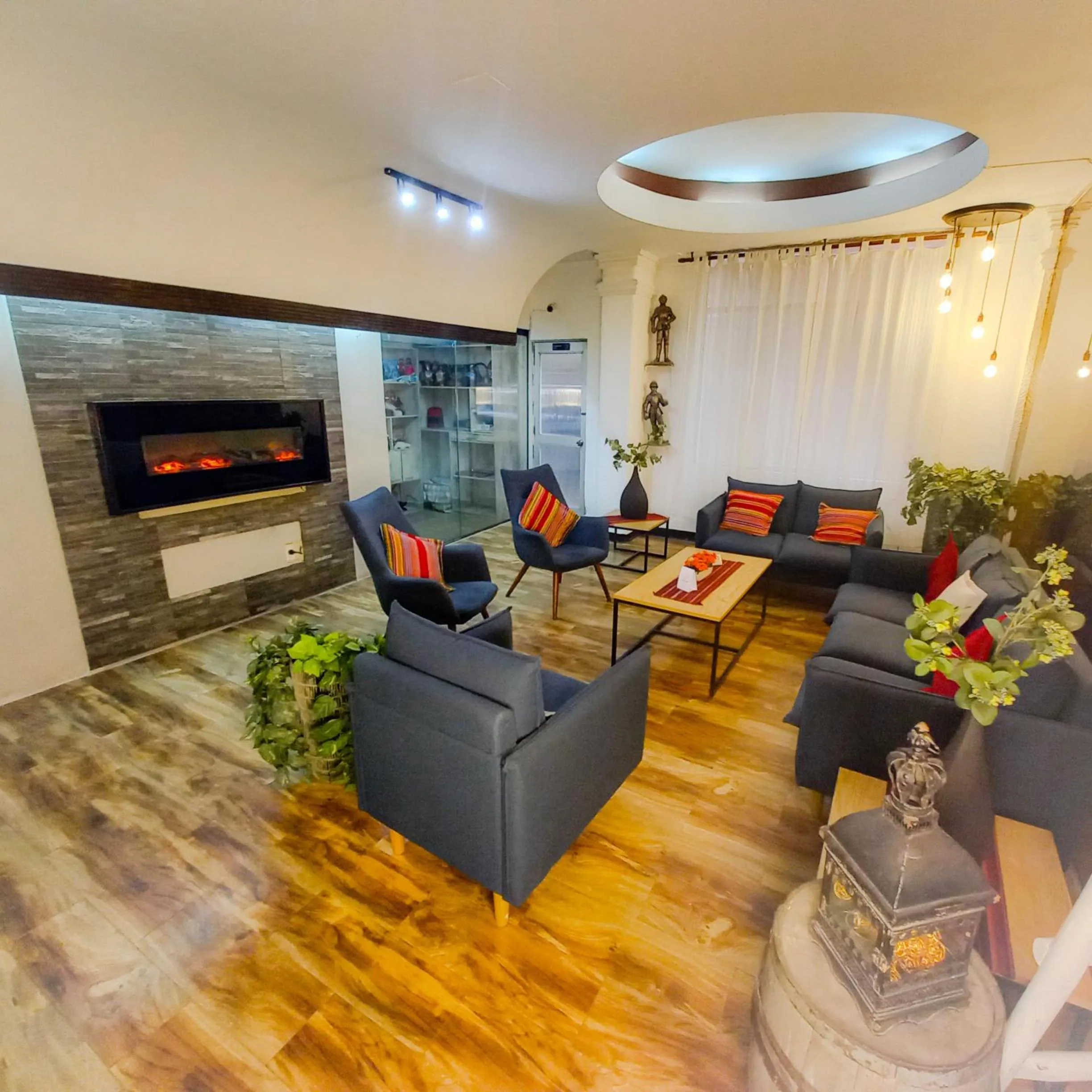 Lobby or reception in Hotel Sagarnaga