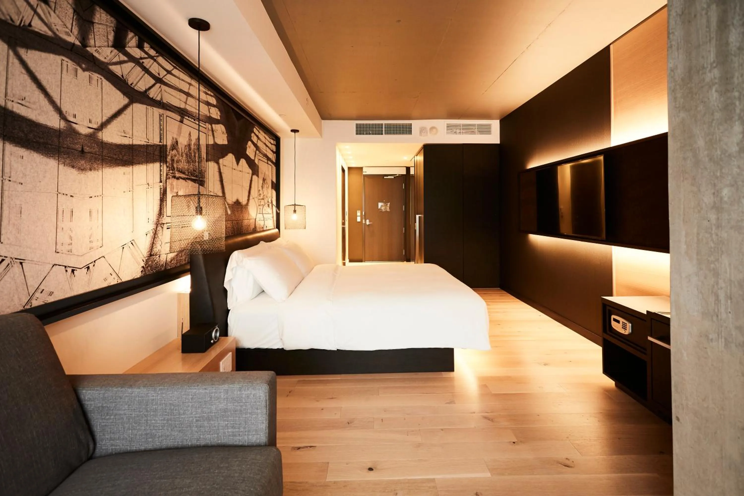 Bed in Le Germain Hotel Ottawa