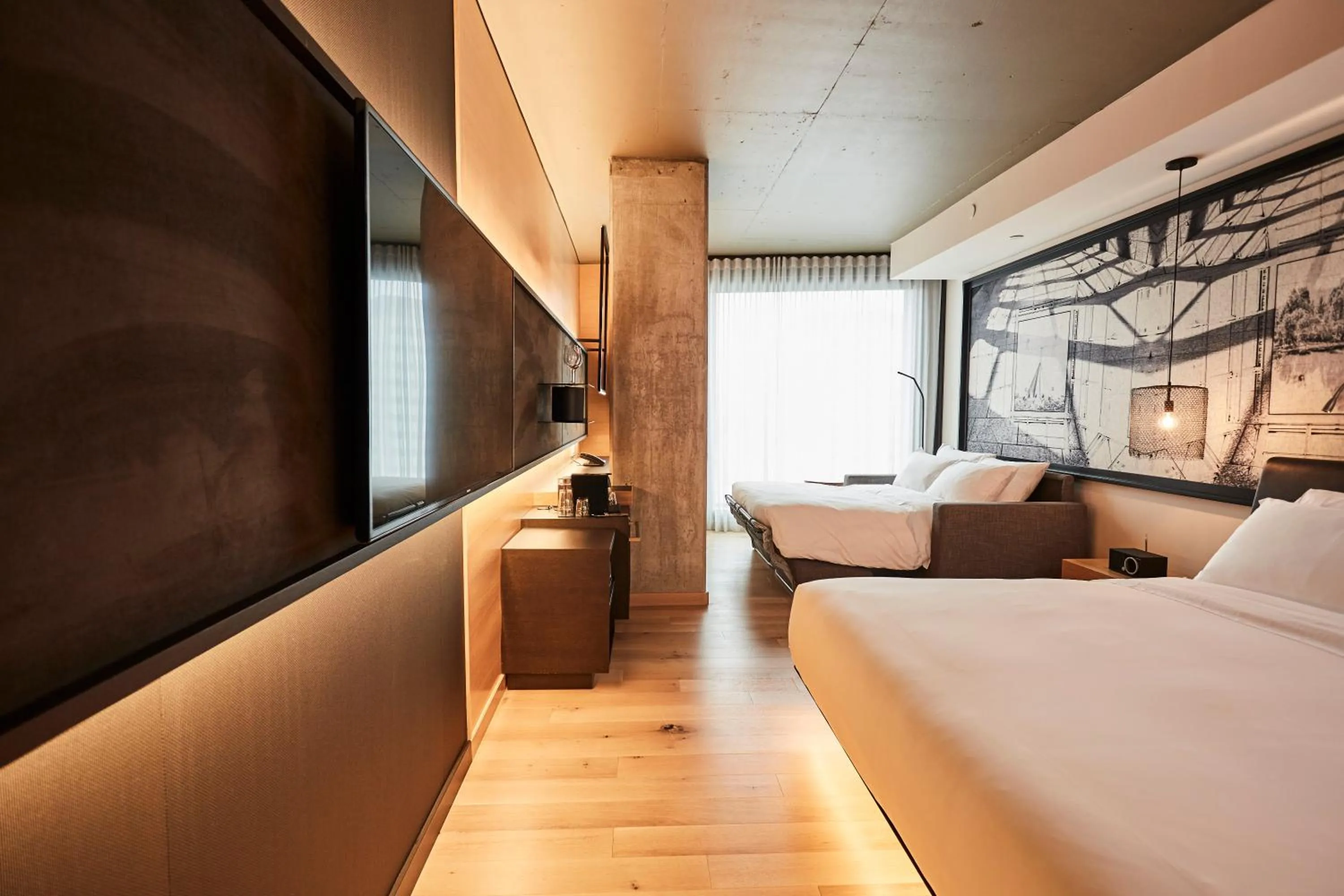 Bed in Le Germain Hotel Ottawa