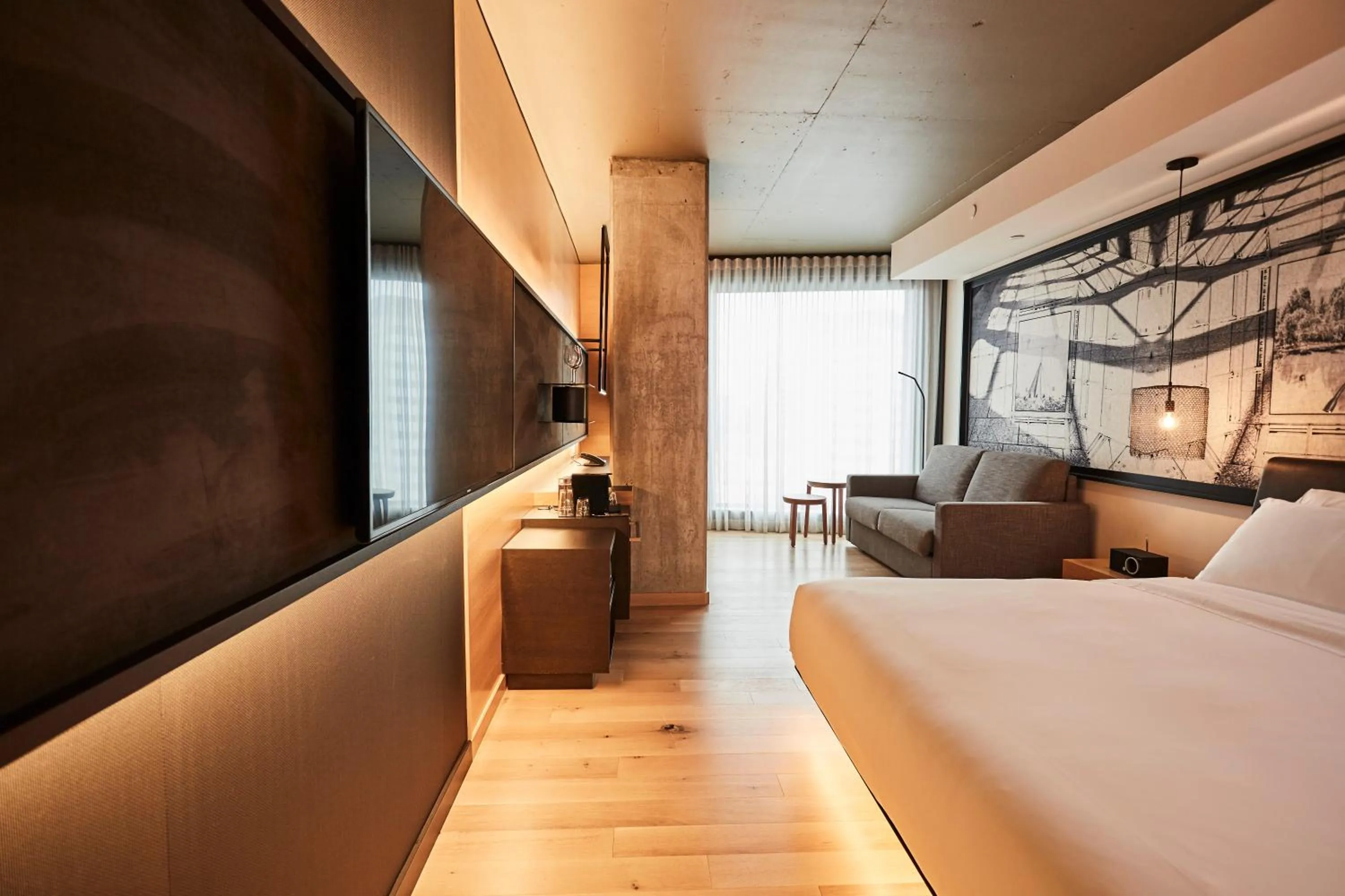 Bed in Le Germain Hotel Ottawa