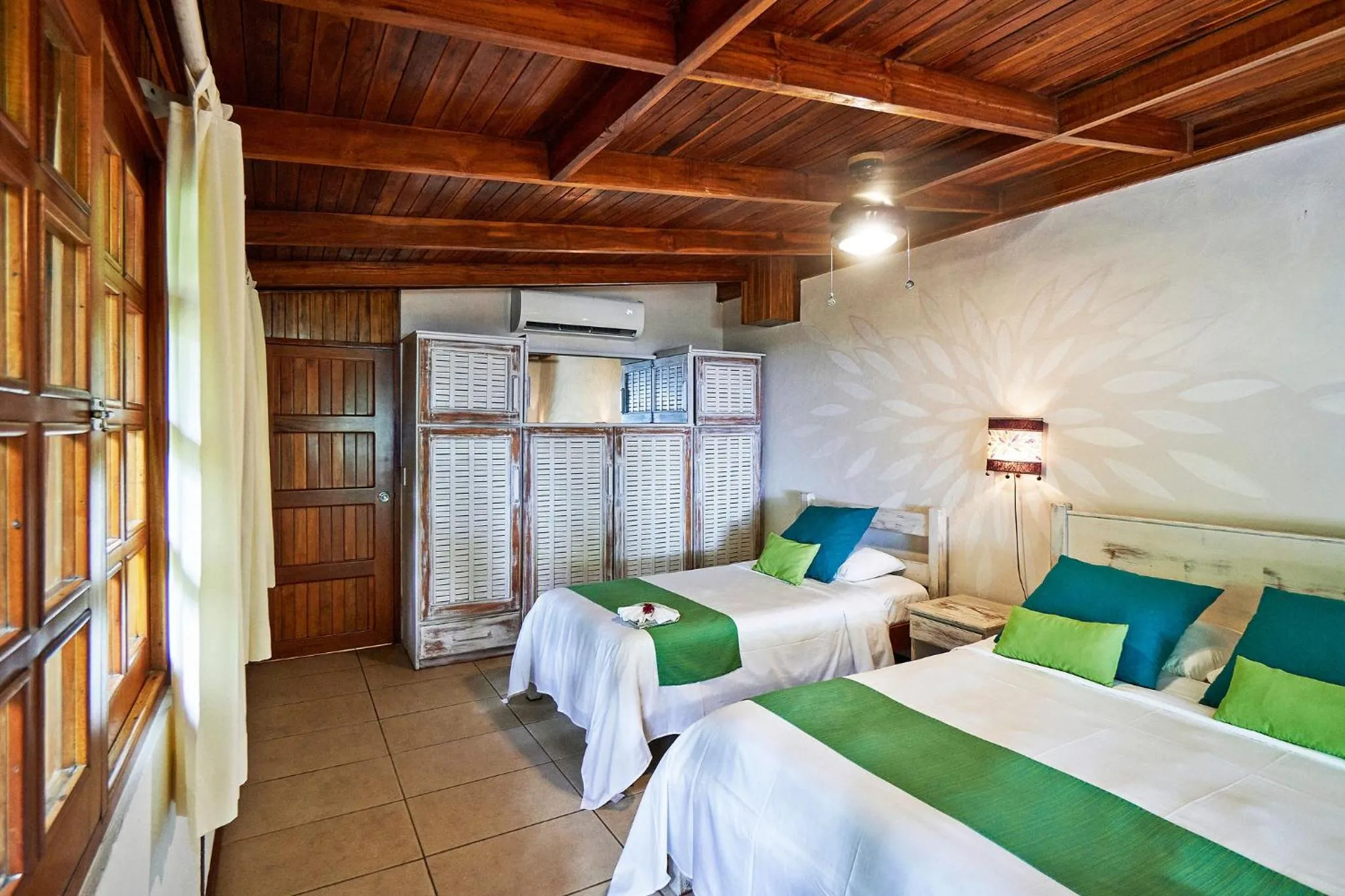 Bed in Hotel Tropico Latino