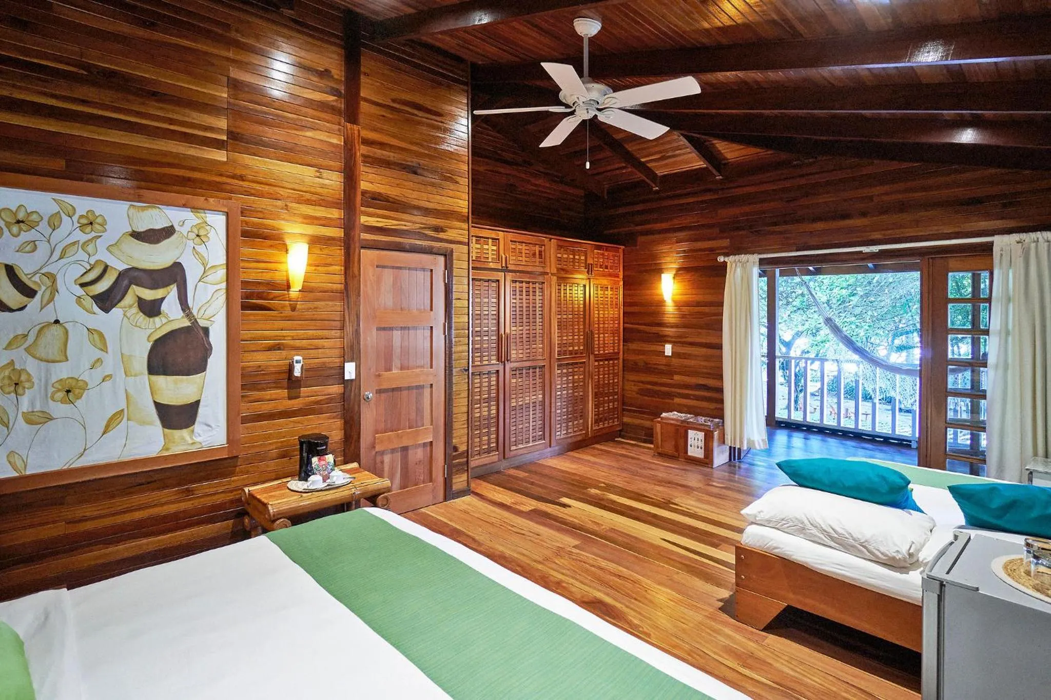 Bed in Hotel Tropico Latino