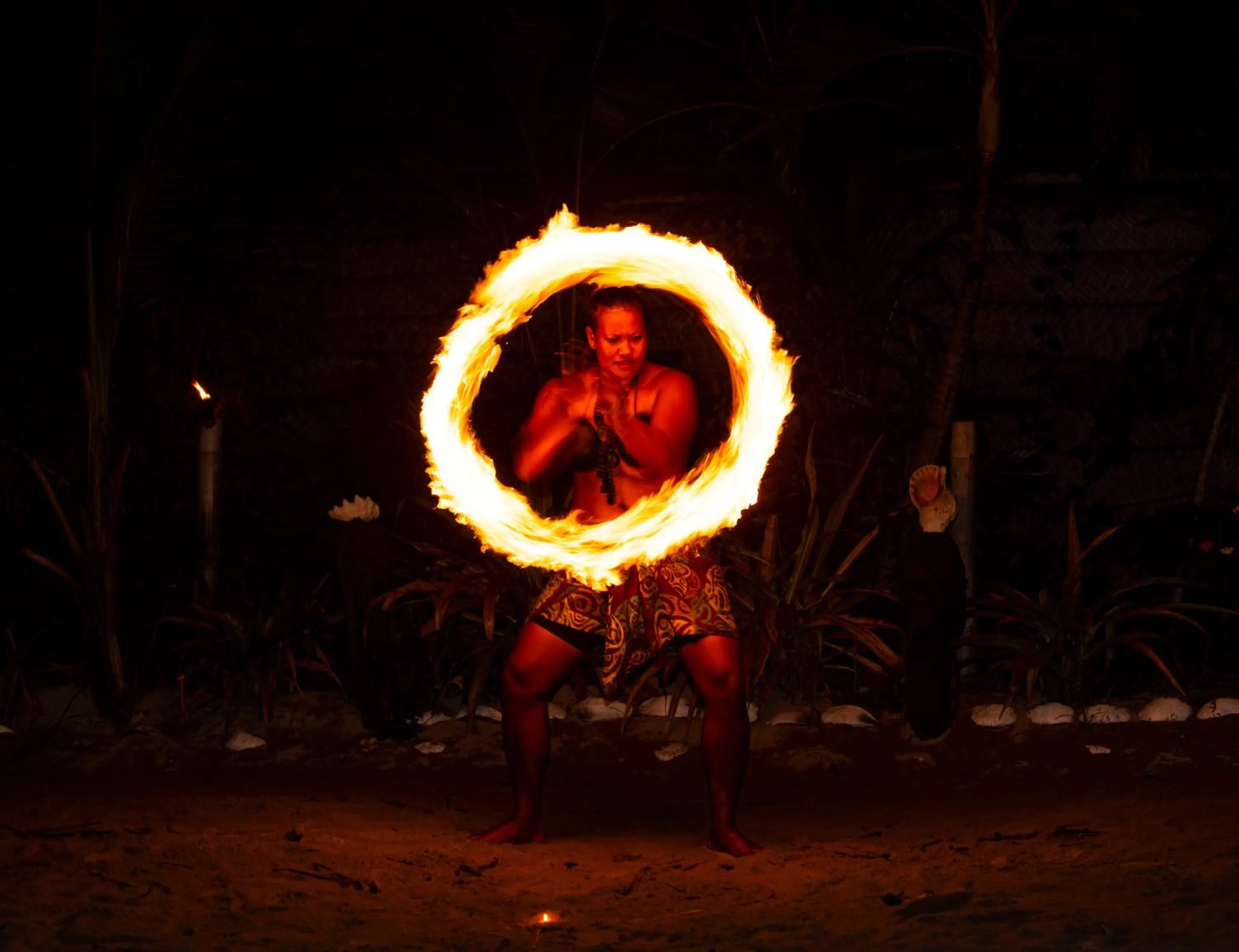 Evening entertainment in Likuri Island Resort Fiji