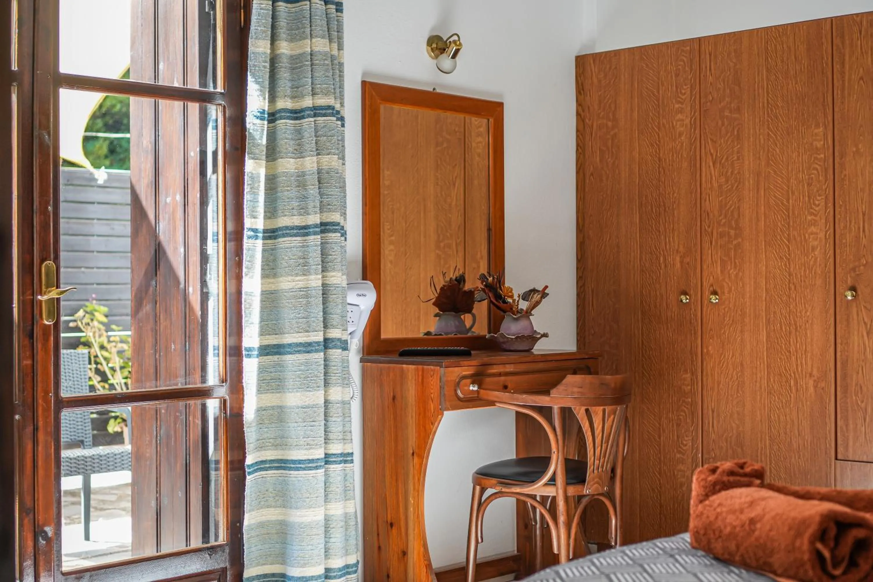 Bed in Hotel Hagiati