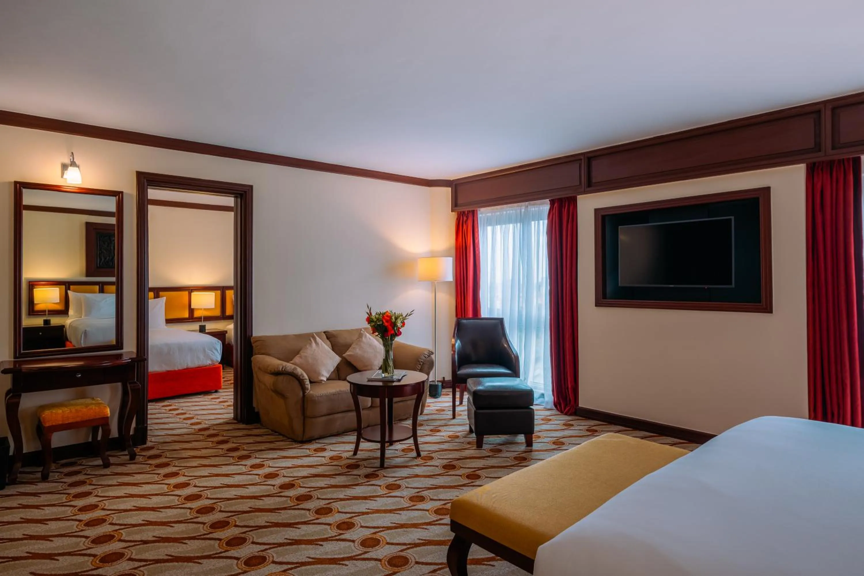 Living room, Bed in Mövenpick Hotel & Residences Nairobi