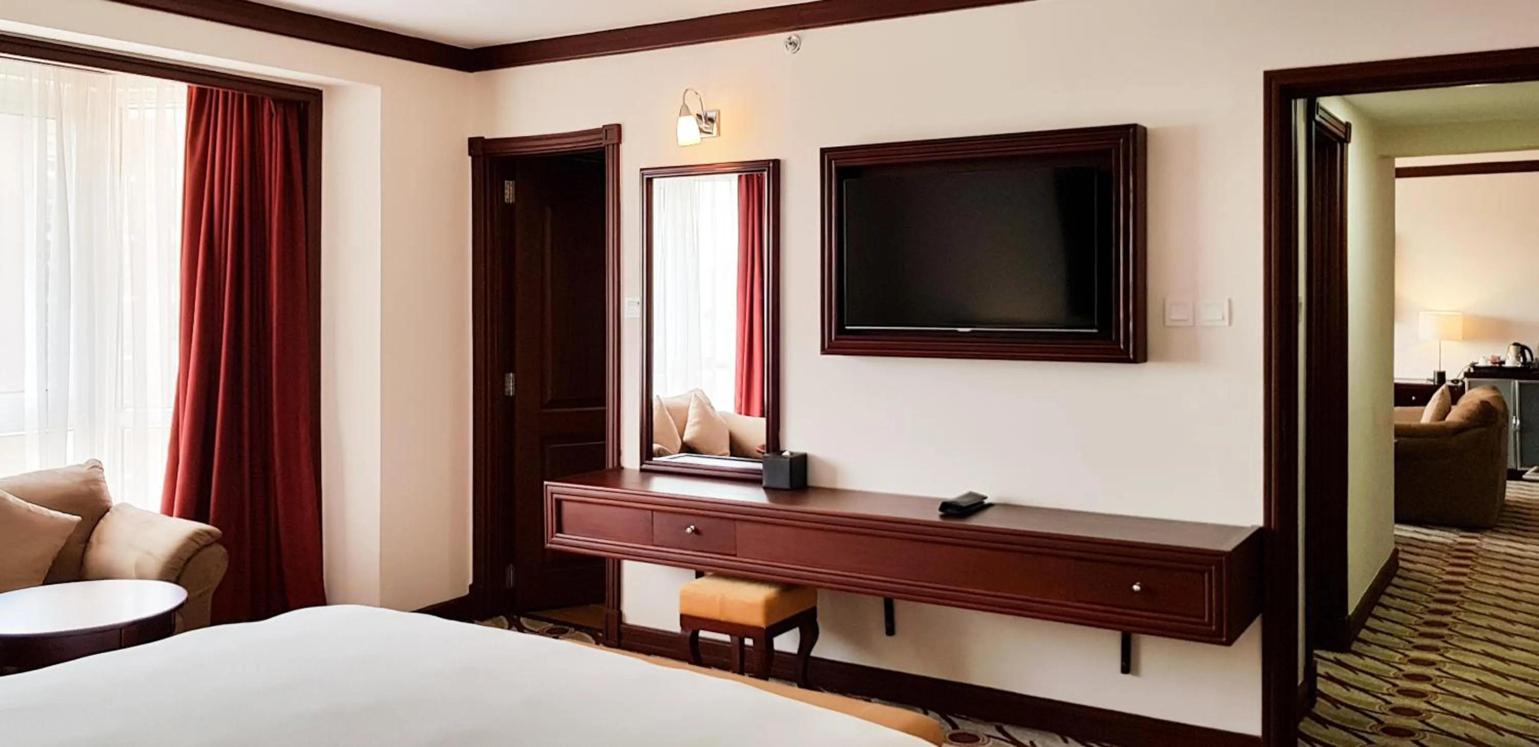 Decorative detail, Bed in Mövenpick Hotel & Residences Nairobi