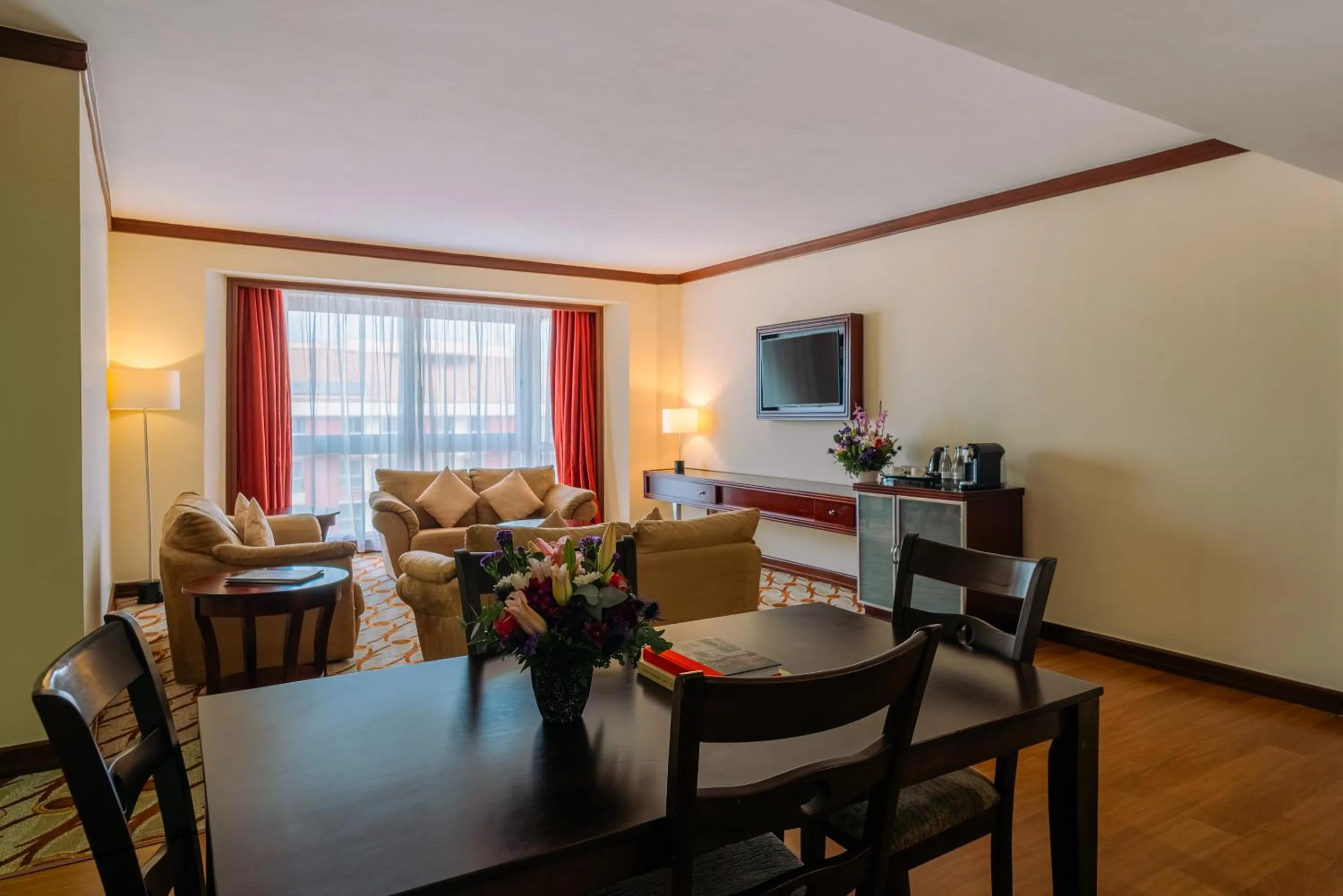 Seating area in Mövenpick Hotel & Residences Nairobi