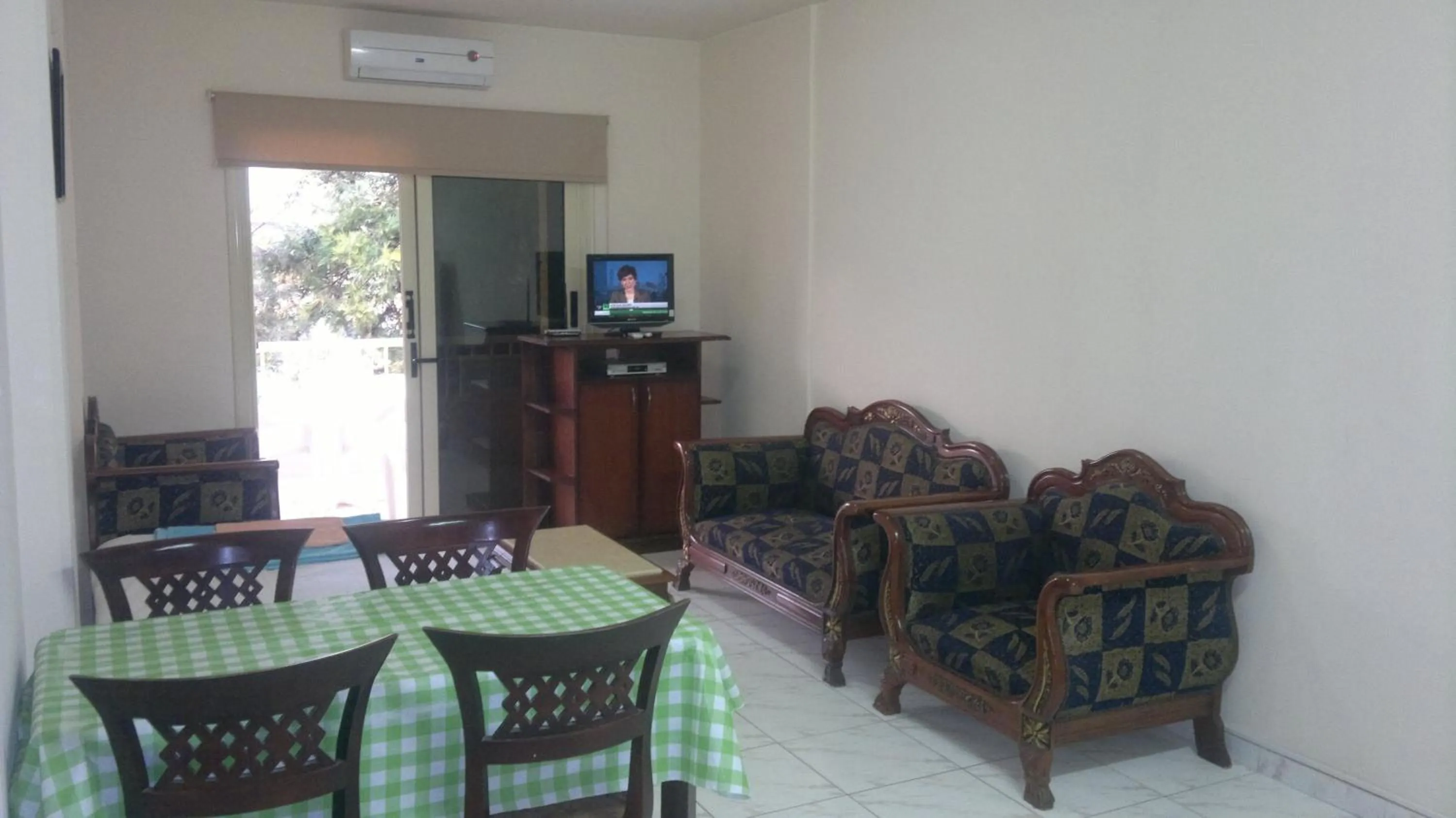 Living room in Chrysanthos Boutique Apartments