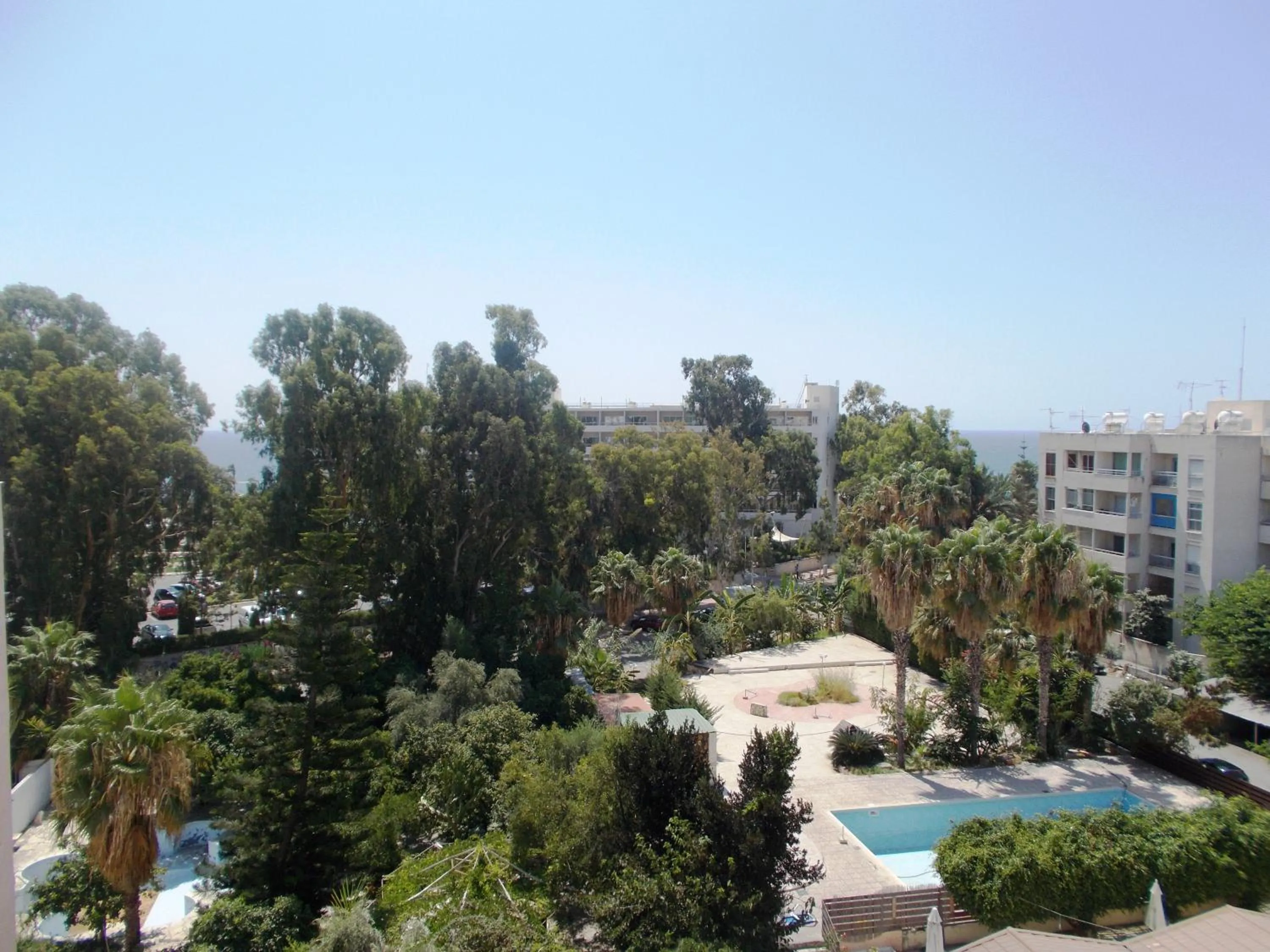 Garden view in Chrysanthos Boutique Apartments