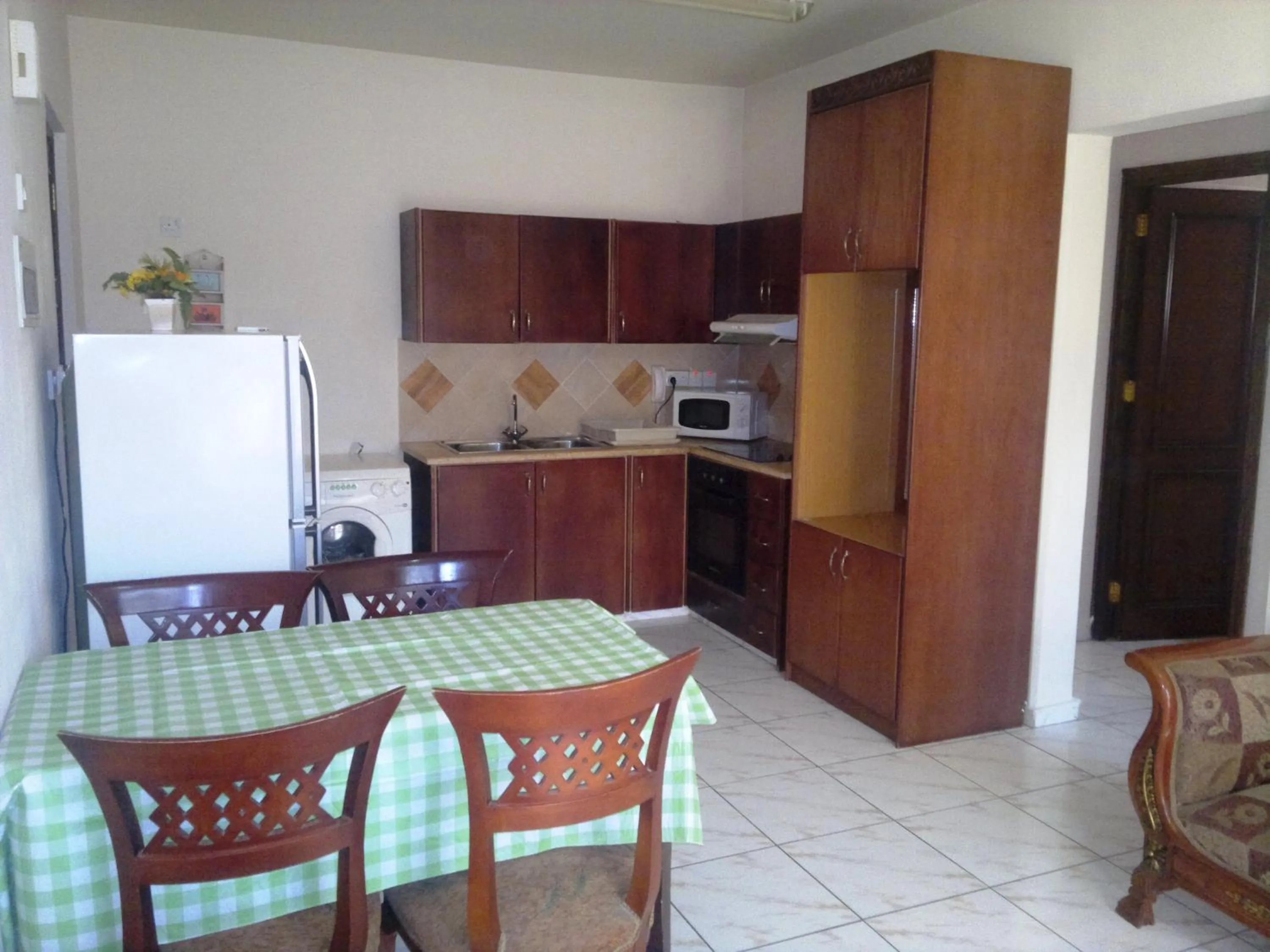 Kitchen or kitchenette in Chrysanthos Boutique Apartments