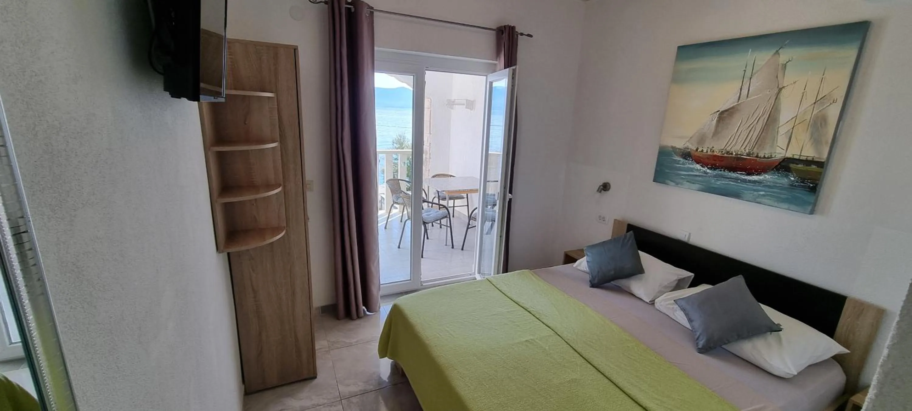 Bedroom, Bed in Villa Ana