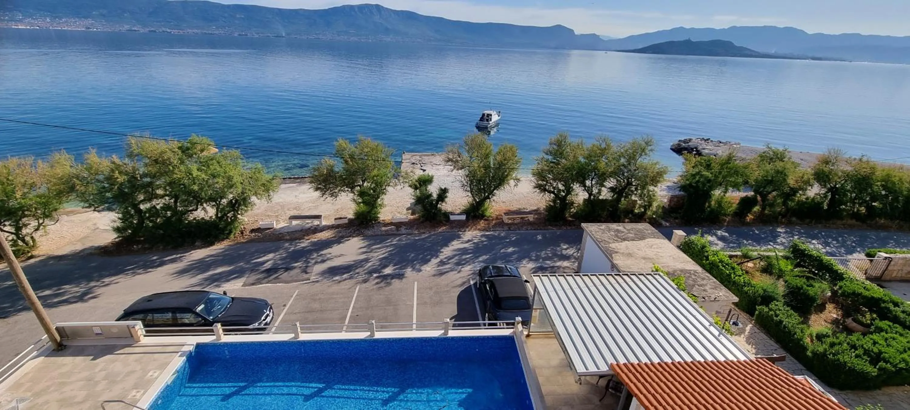 Pool view in Villa Ana