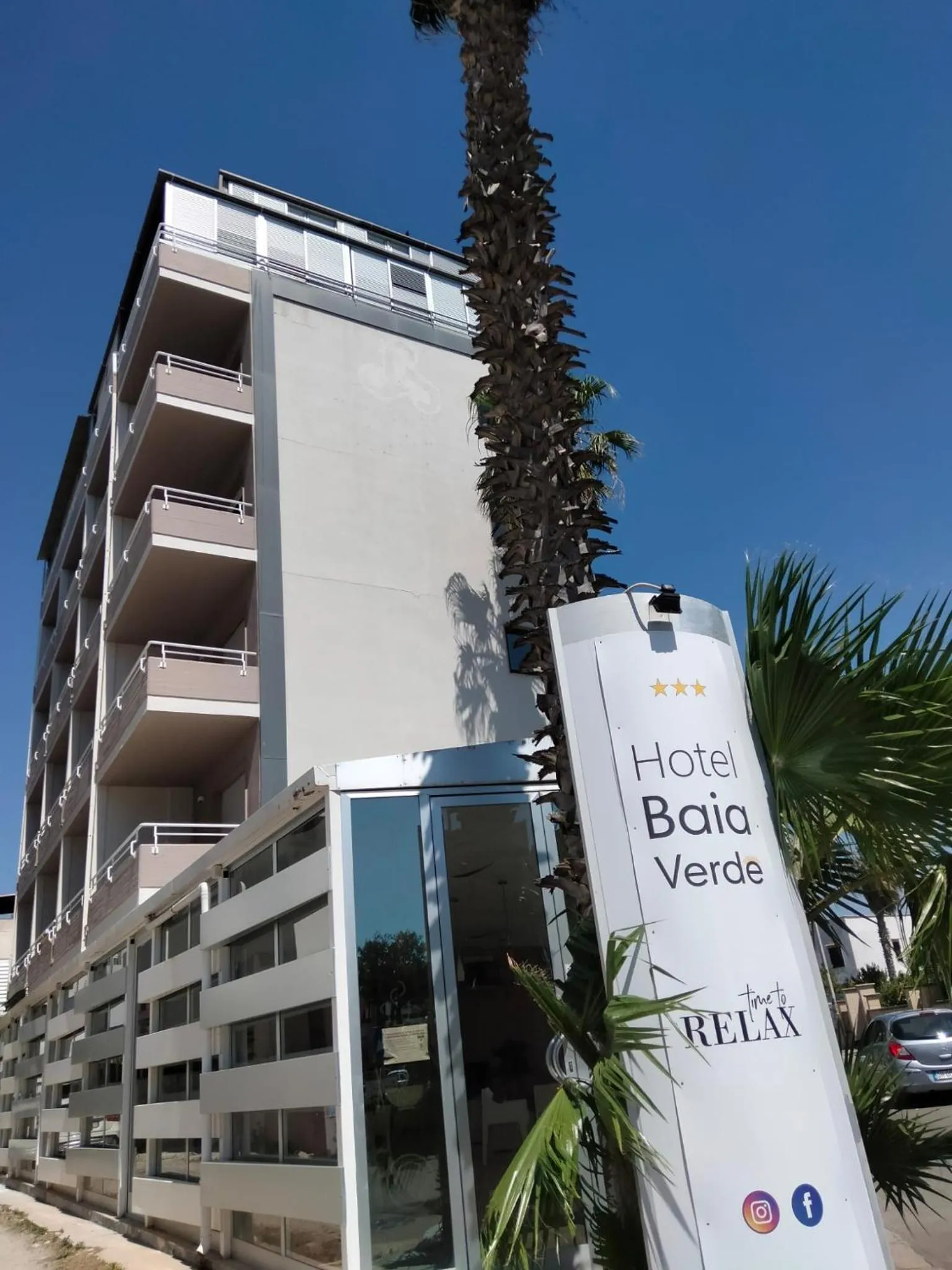 Facade/entrance in Hotel Baia Verde Gallipoli