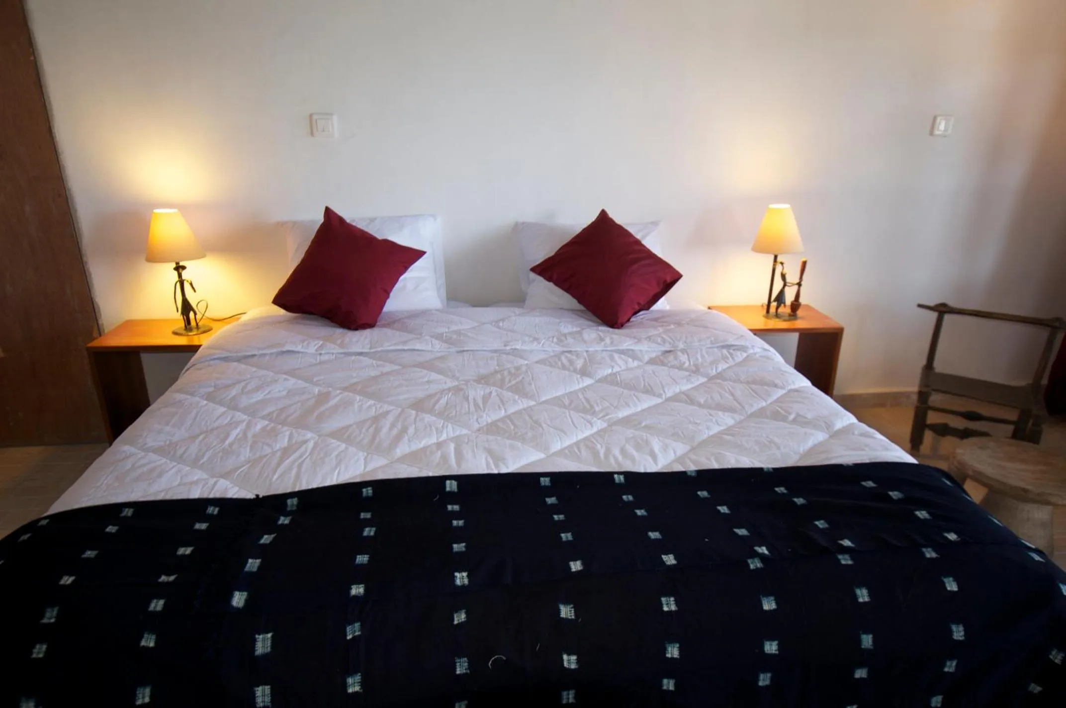 Bed in Hôtel Kadiandoumagne