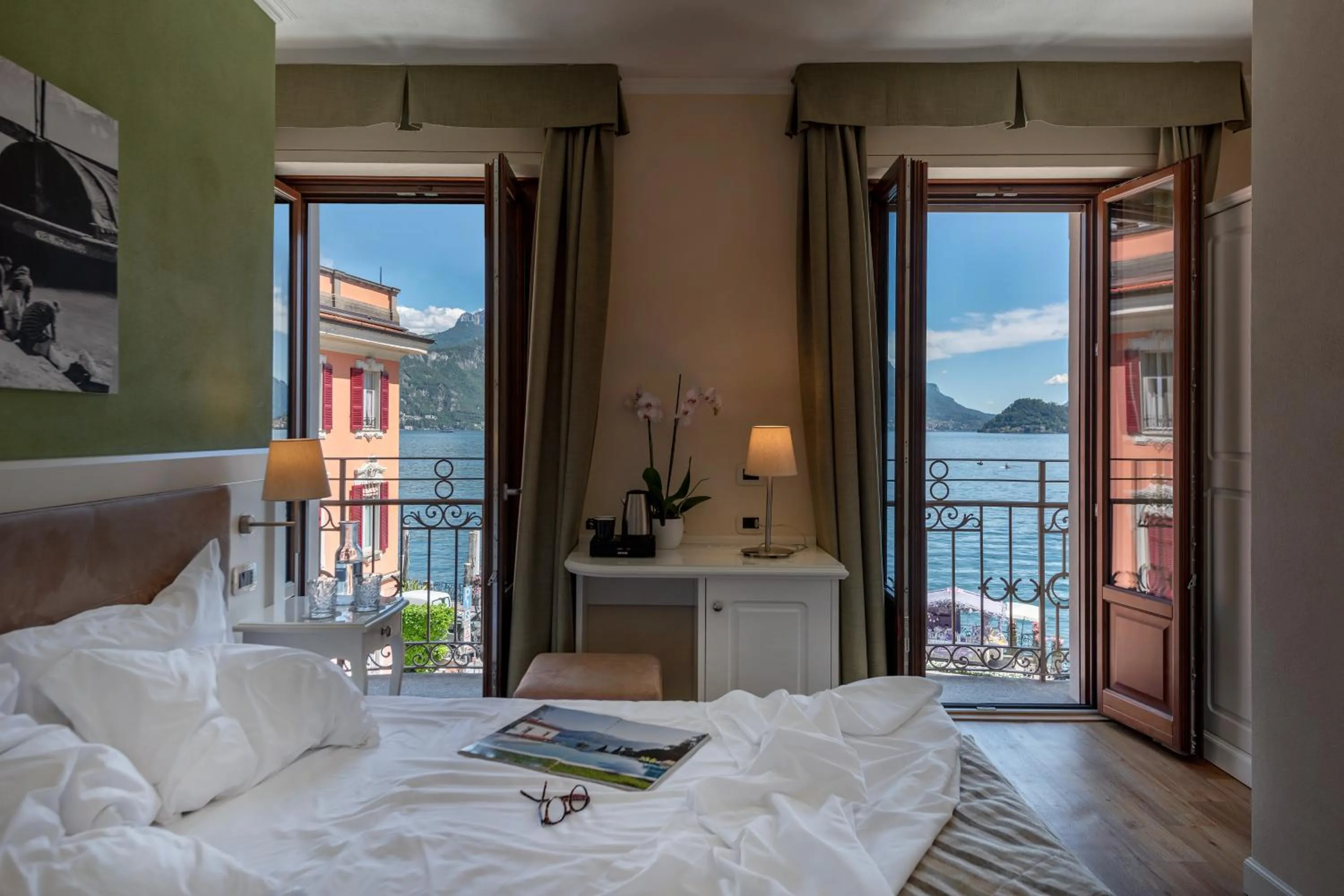 Bed in Hotel Garni Corona