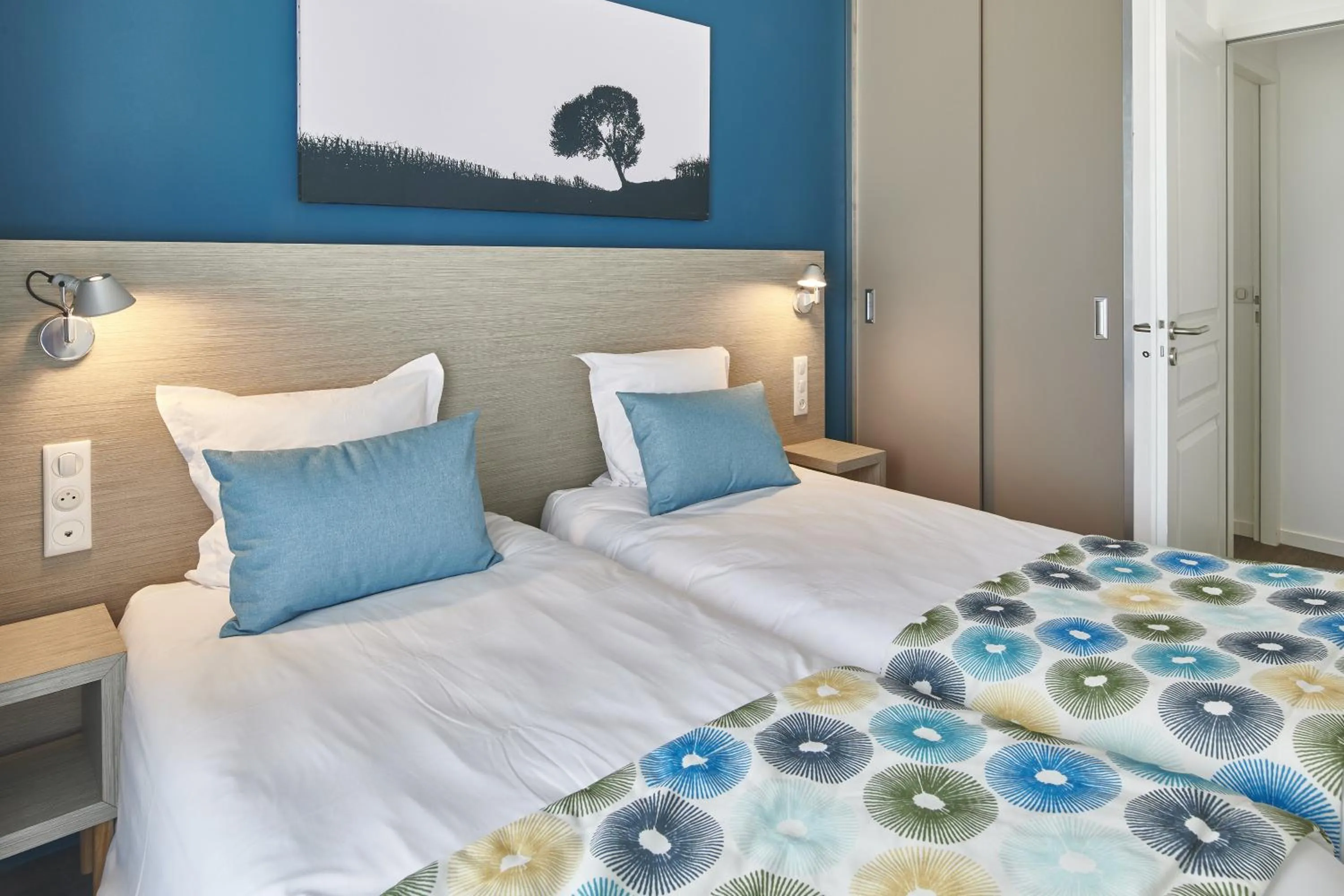 Bedroom, Bed in Résidence Vacances Bleues Les Coteaux de Jonzac