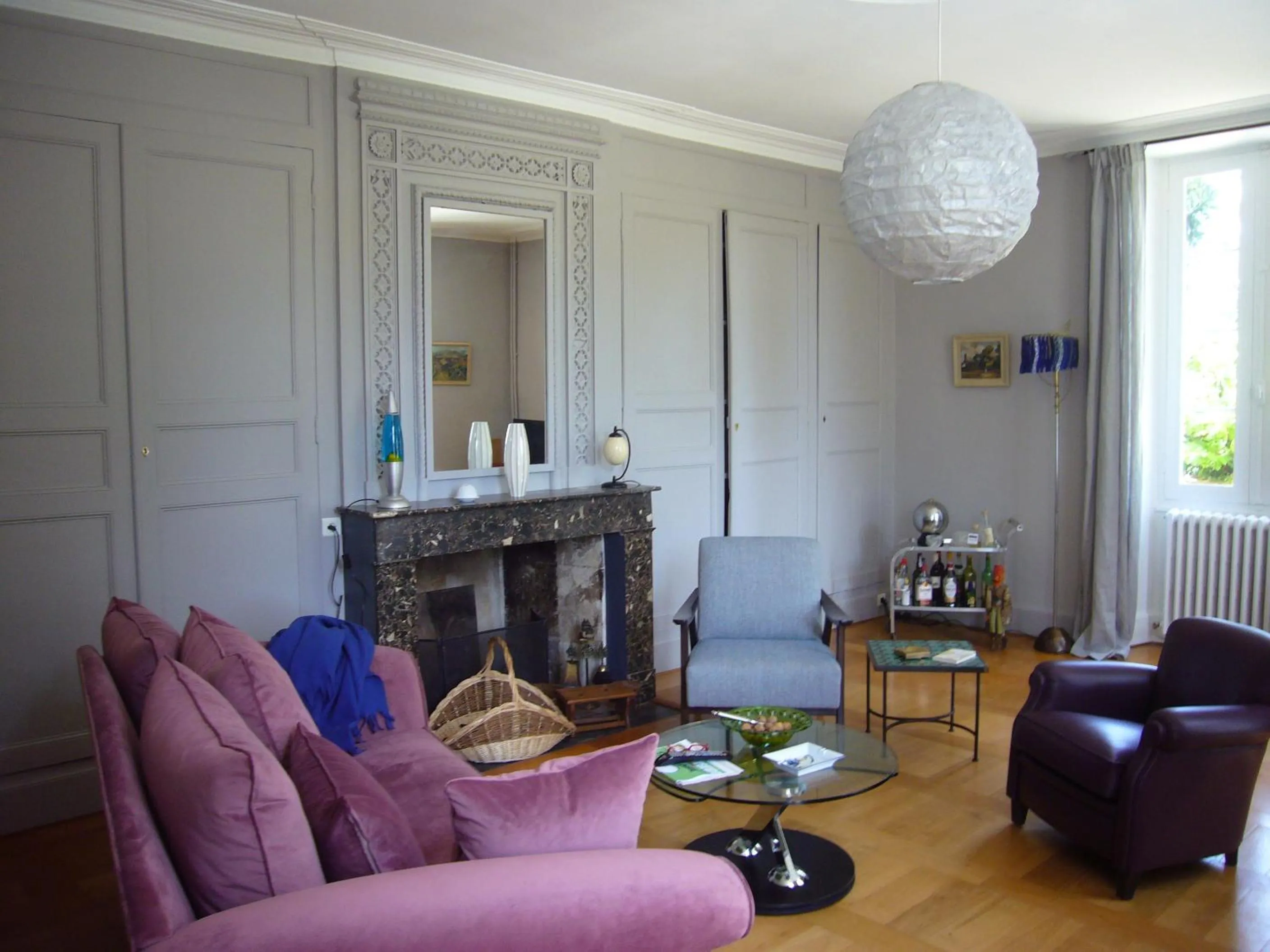 Living room in Villa Marambat