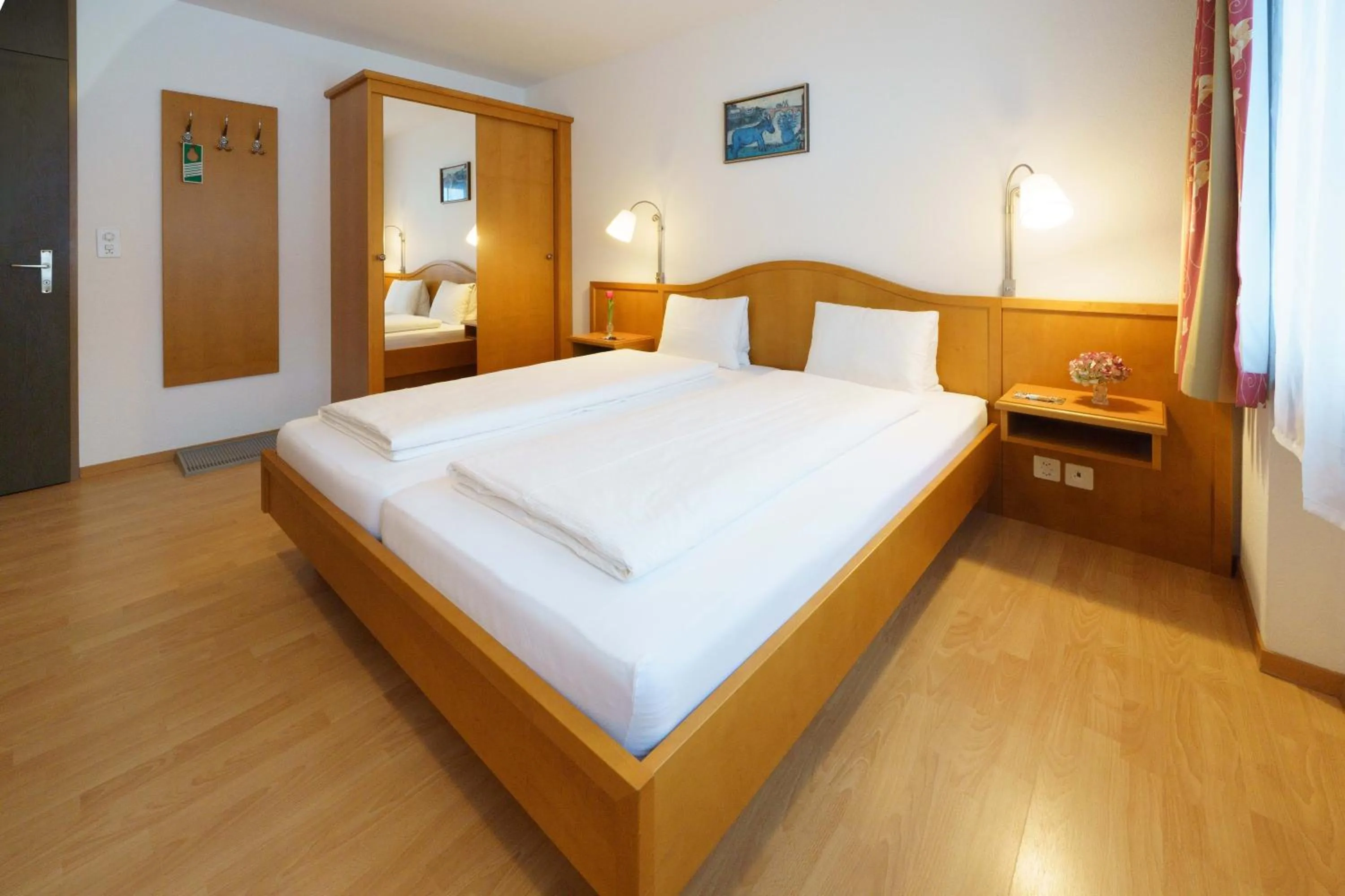 Bed in Hotel Toggenburg