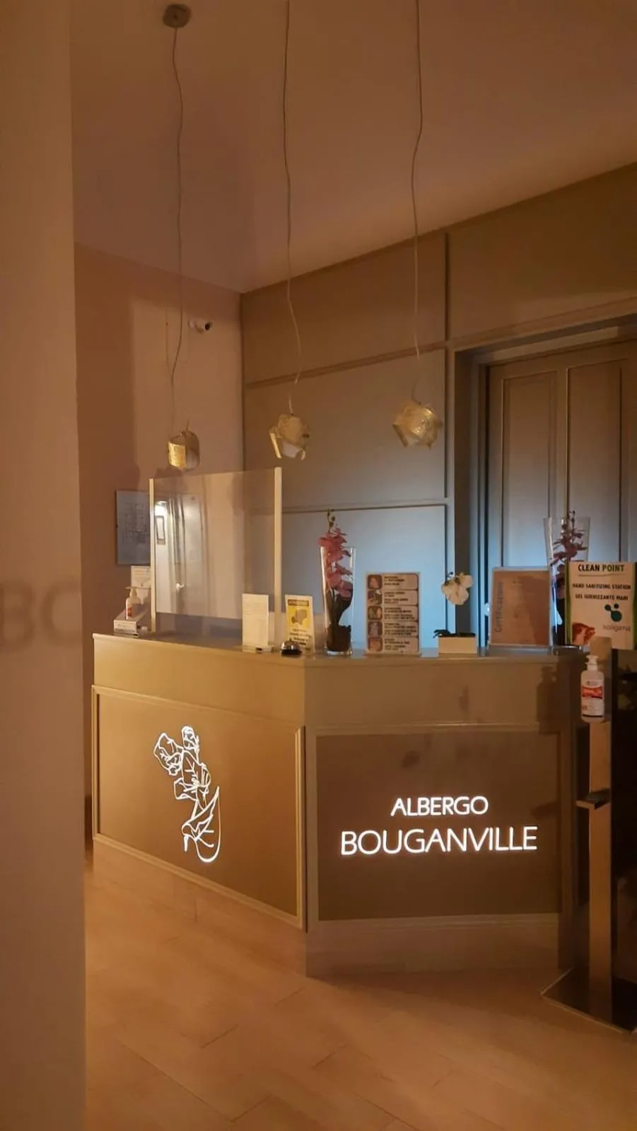 Lobby or reception in Albergo Bouganville