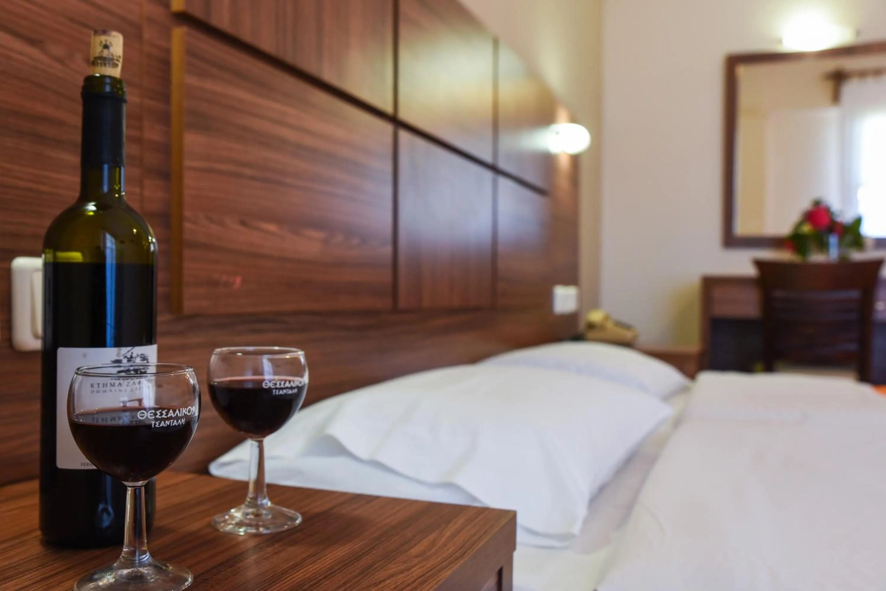 Decorative detail, Bed in Hotel Eleana