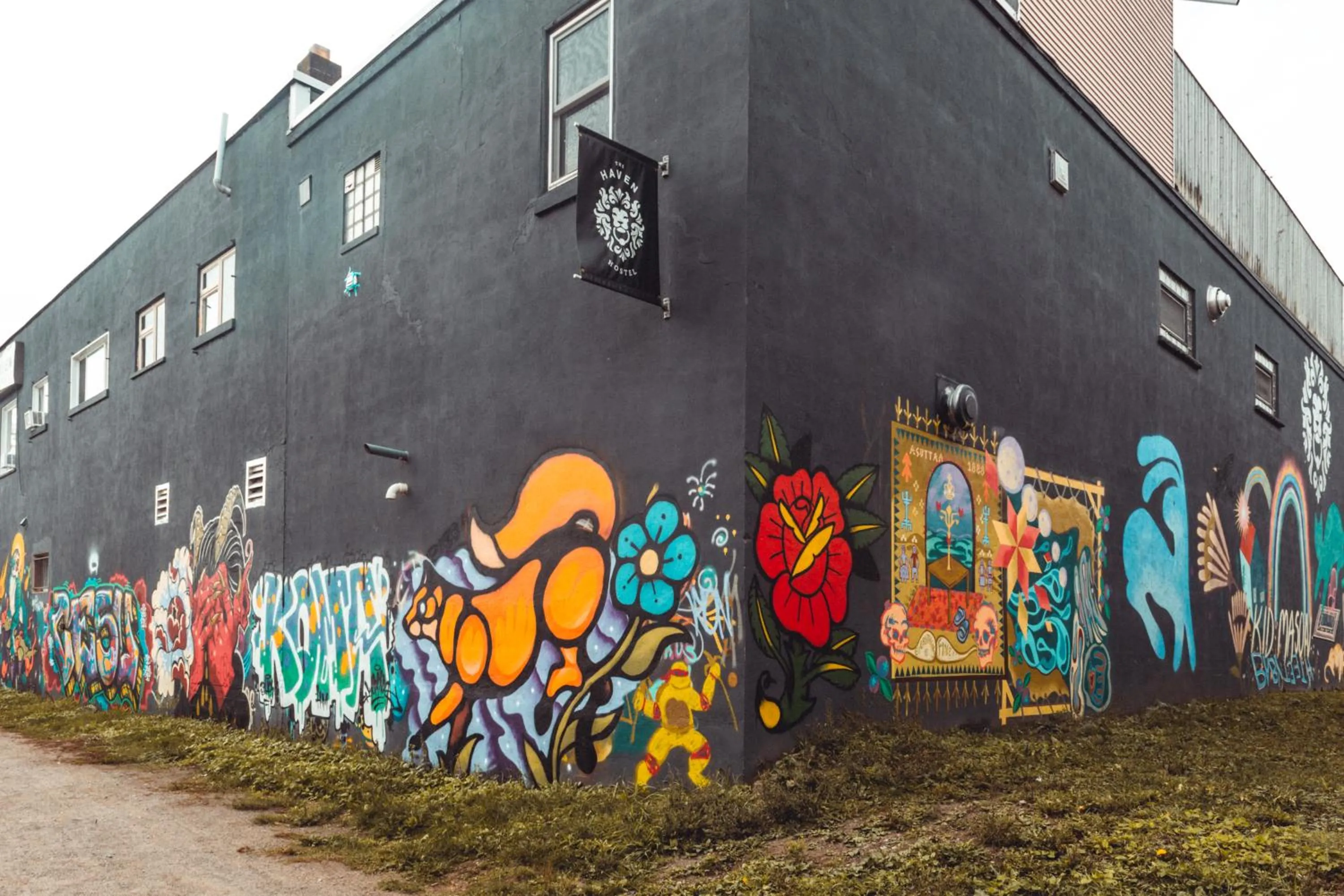 Property building in The Haven Hostel