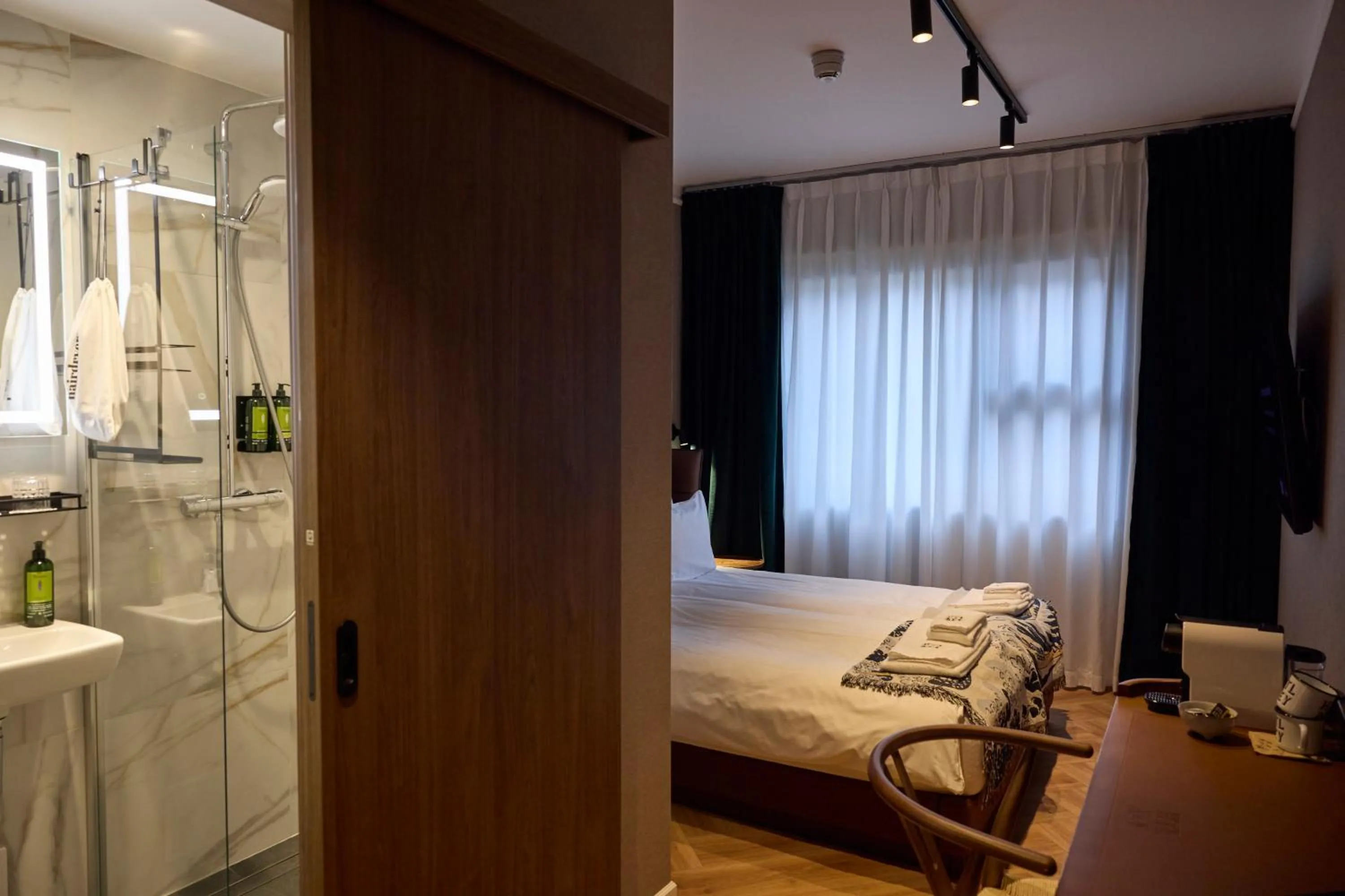 Bed in Hotel Akureyri