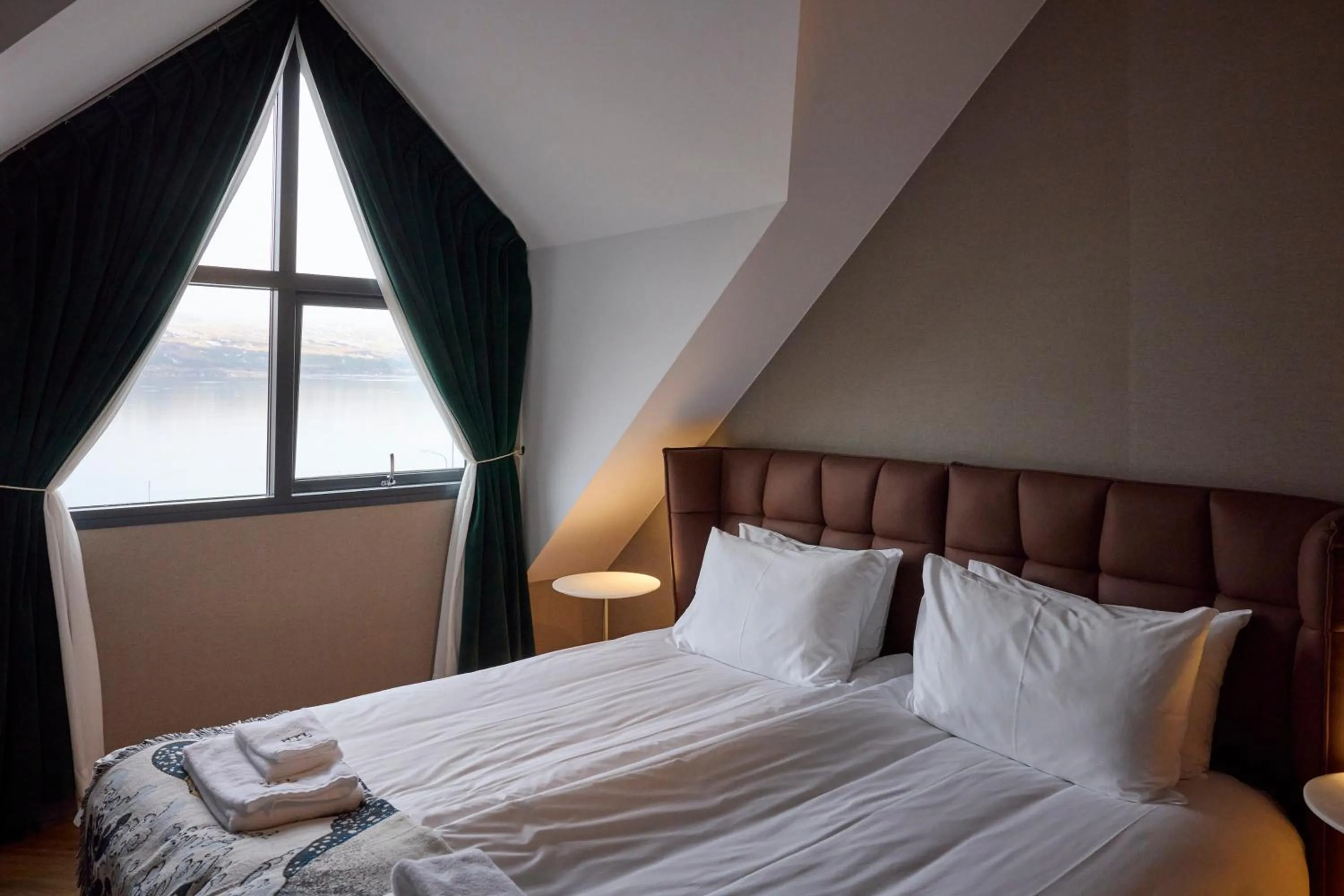 Bed in Hotel Akureyri