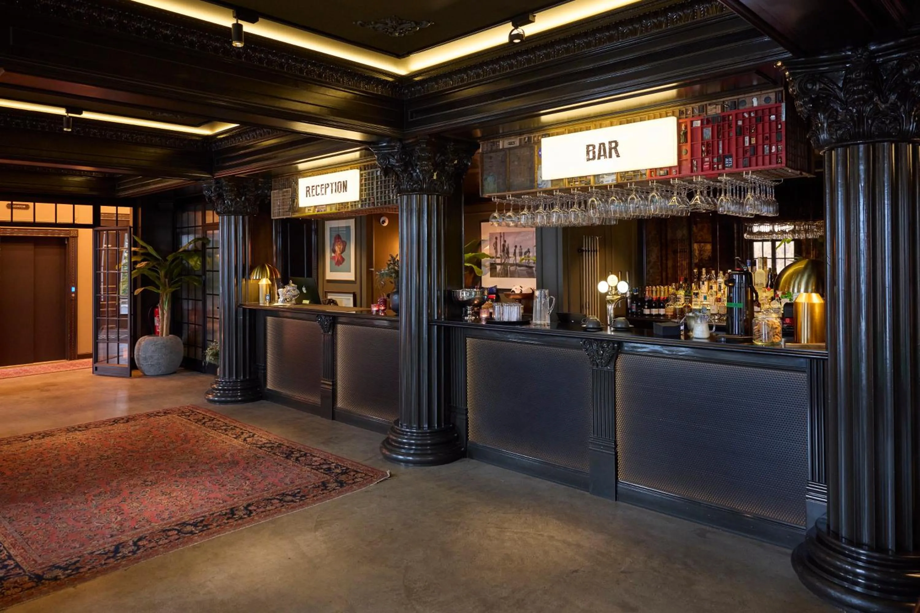 Lobby or reception in Hotel Akureyri