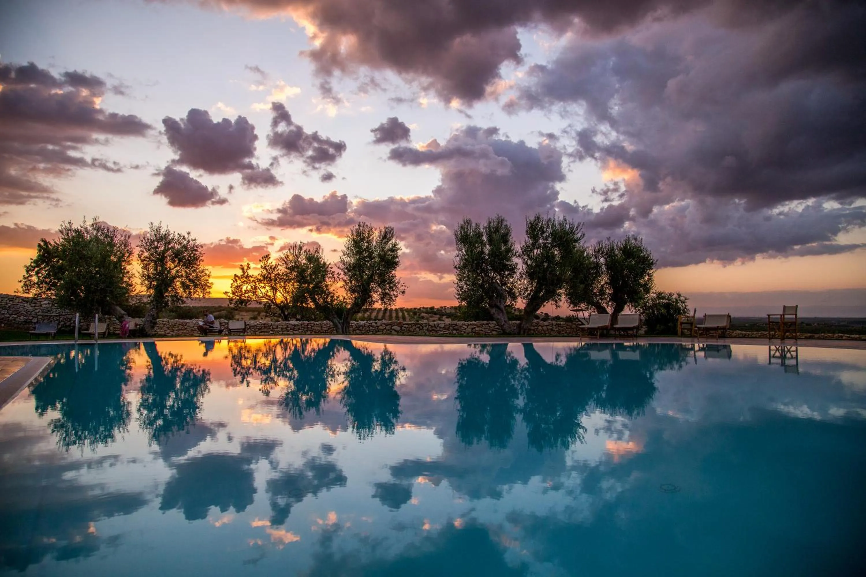 Pool view in Lama Di Luna Biomasseria