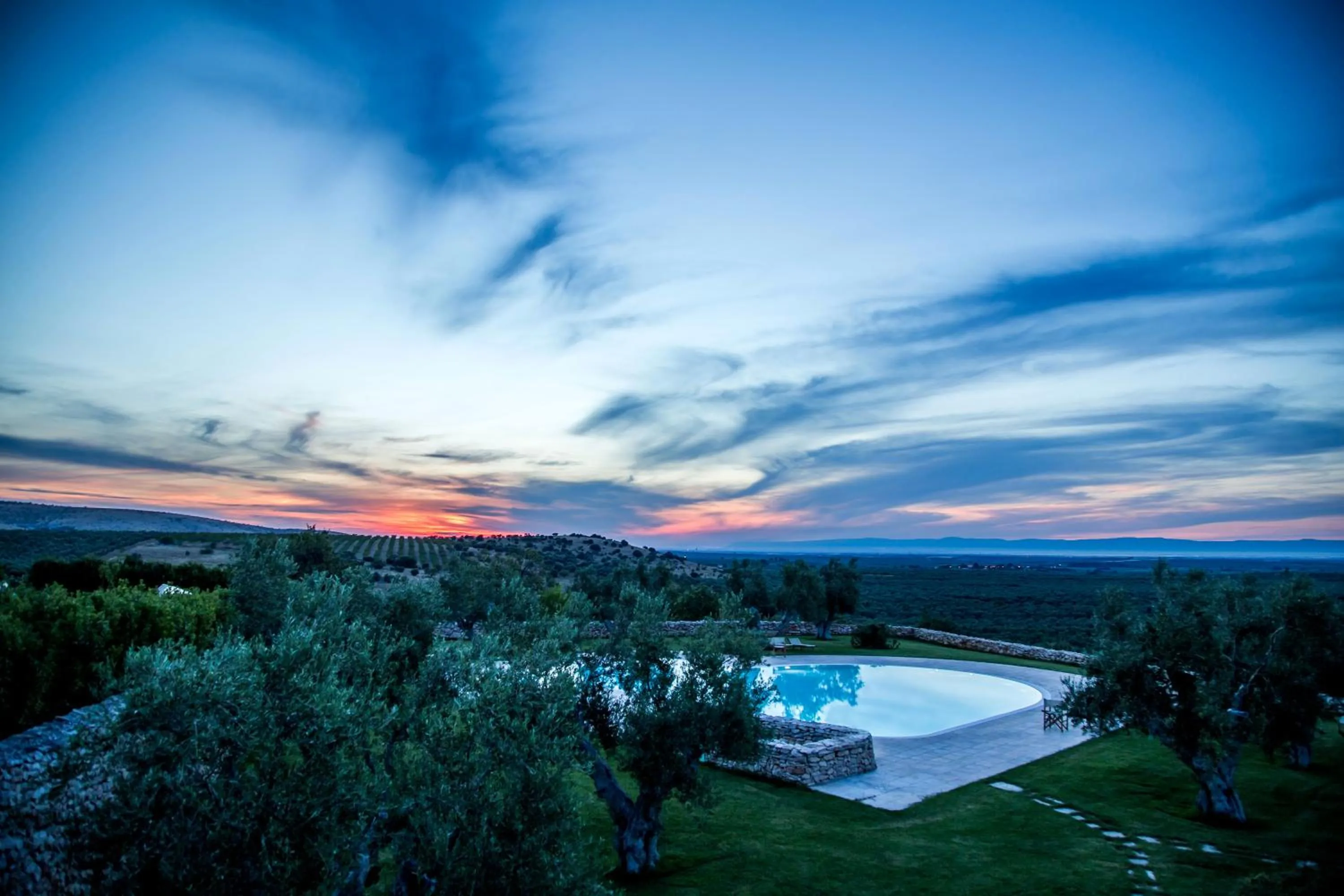 Swimming pool in Lama Di Luna Biomasseria