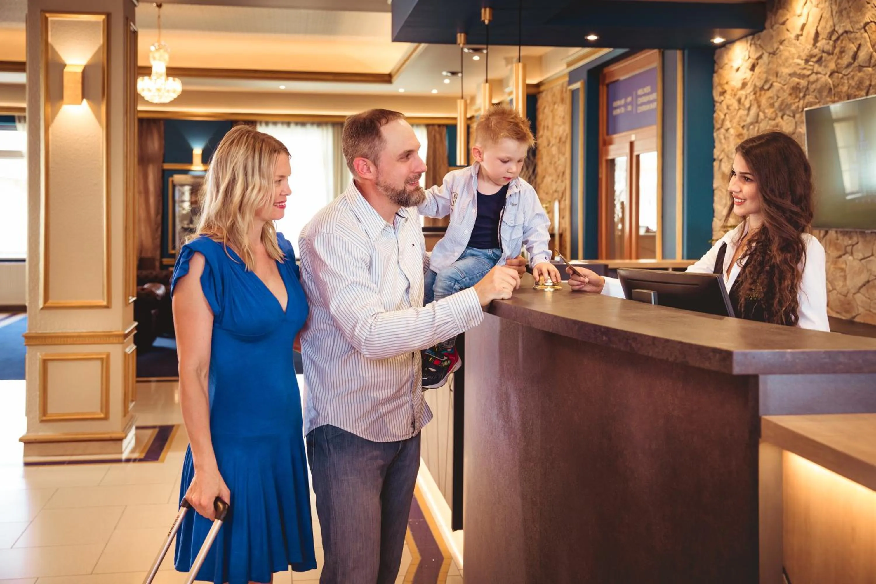 Lobby or reception in Wellness Hotel Babylon