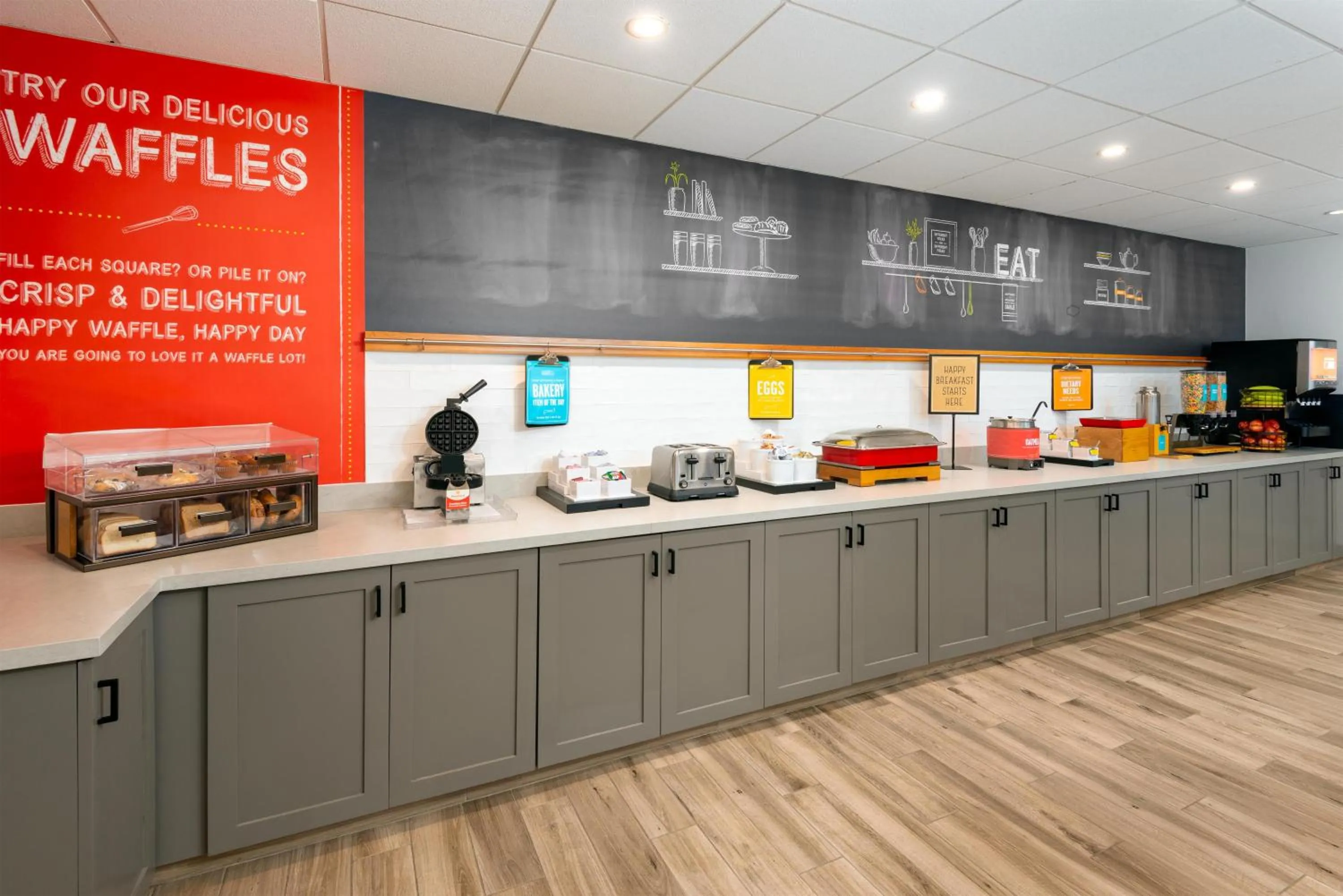 Breakfast in Hampton Inn & Suites Charlottesville at the University