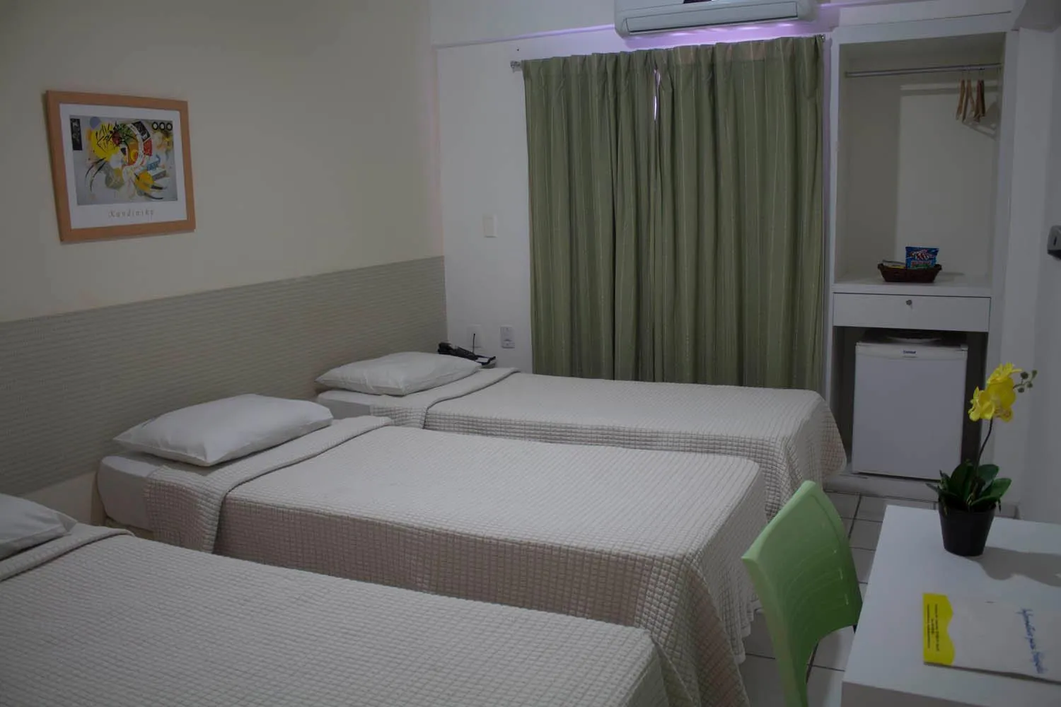 Bed in Hotel Agua Marinha